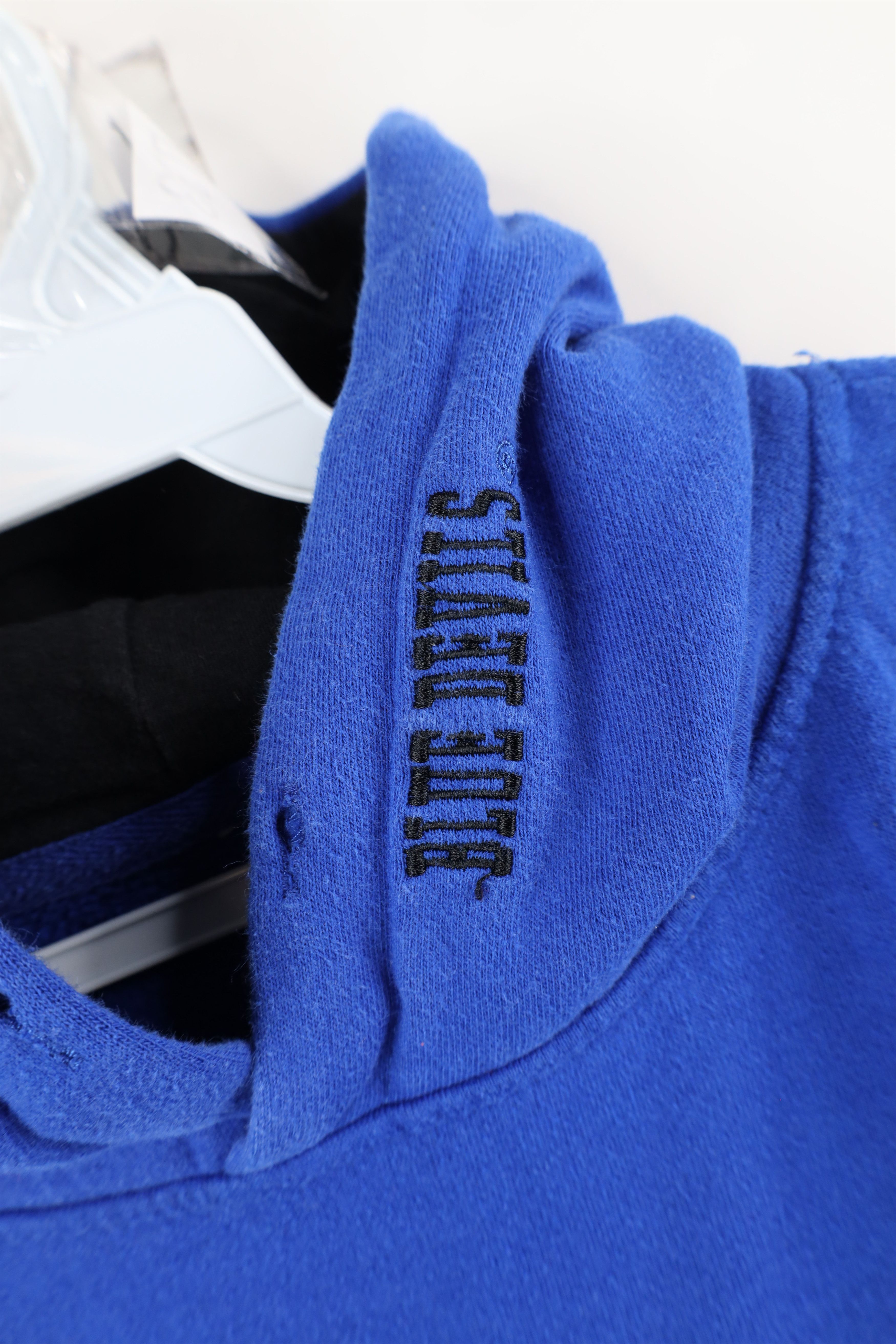 Vintage Vintage Spell Out Duke University Hoodie Sweatshirt Blue Size US XXL / EU 58 / 5 - 5 Thumbnail