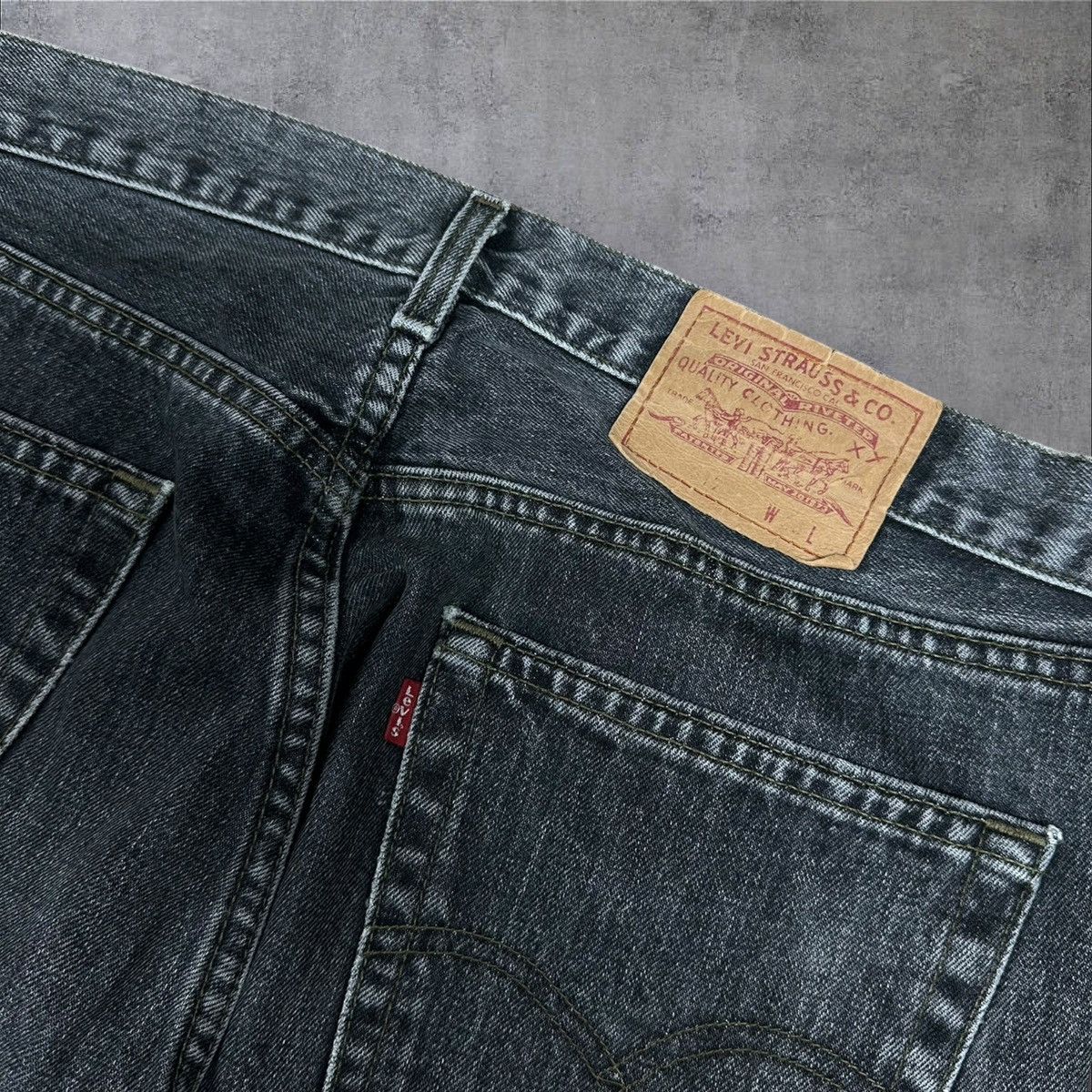 Levi's × Vintage Vintage Levi’s 501 Washed Gray Denim Pants Jeans W36 L32 Size US 36 / EU 52 - 4 Thumbnail