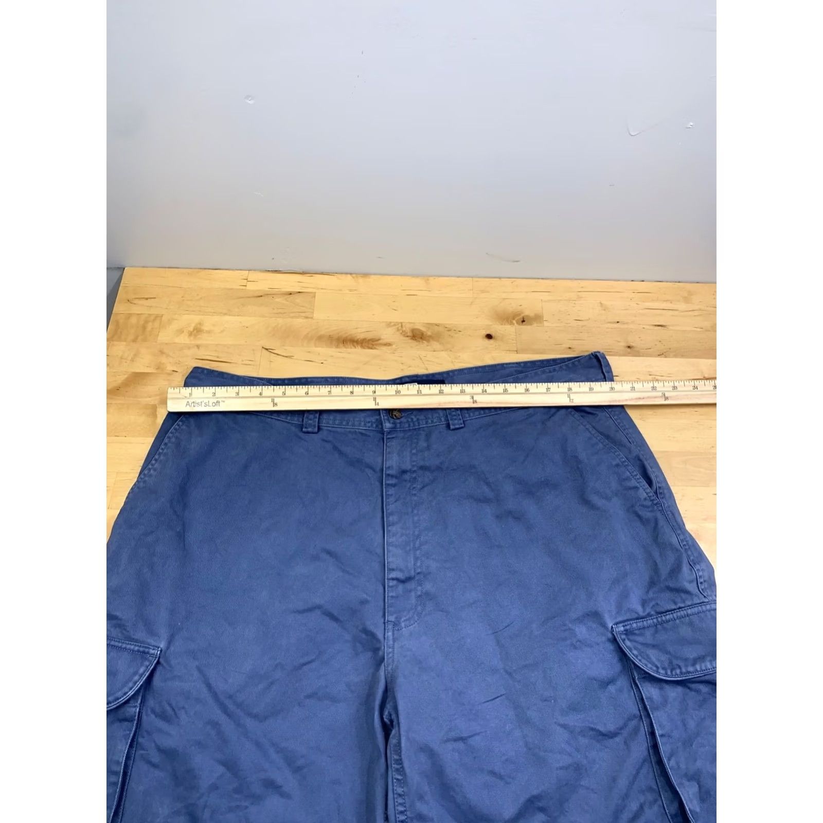 Polo Ralph Lauren VINTAGE Polo Ralph Lauren Cargo Shorts Men 40 Blue Cotton 13324 Size US L / EU 52-54 / 3 - 4 Thumbnail