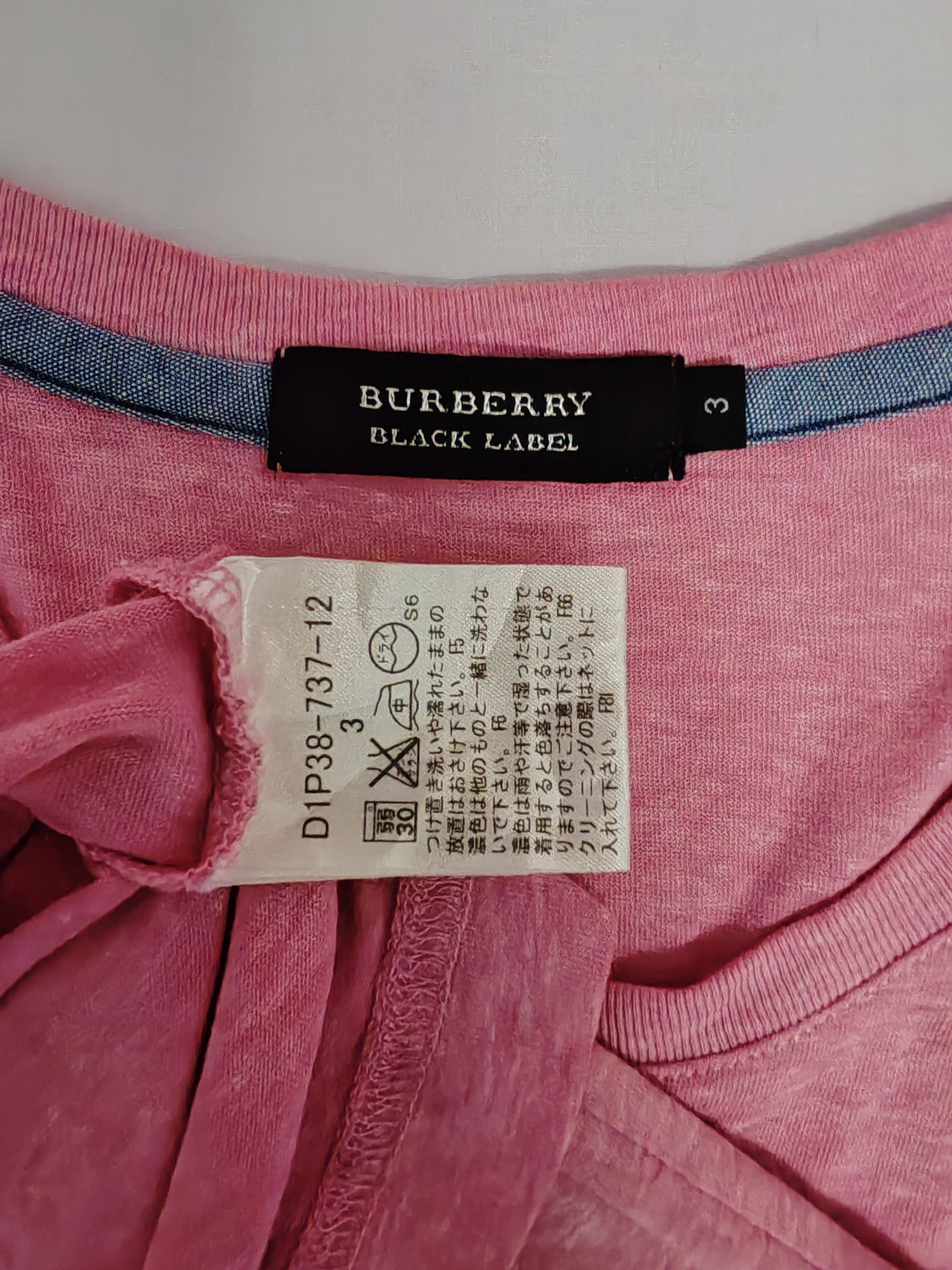 Burberry Burberry Black Label Single Pocket Tee Checkered Size US M / EU 48-50 / 2 - 3 Thumbnail