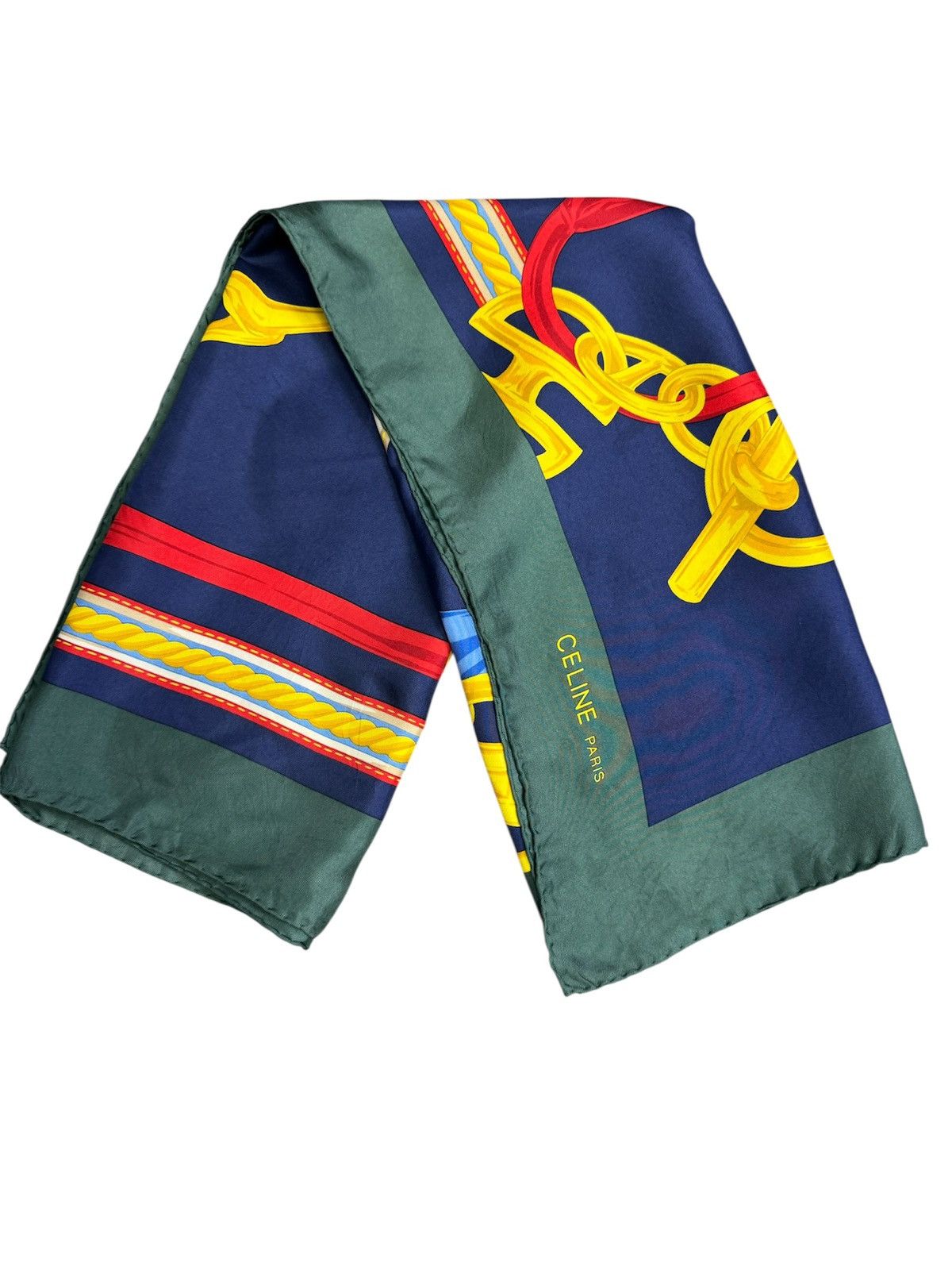 Celine Vintage 80s Celine Paris Scarf Size ONE SIZE - 2 Thumbnail
