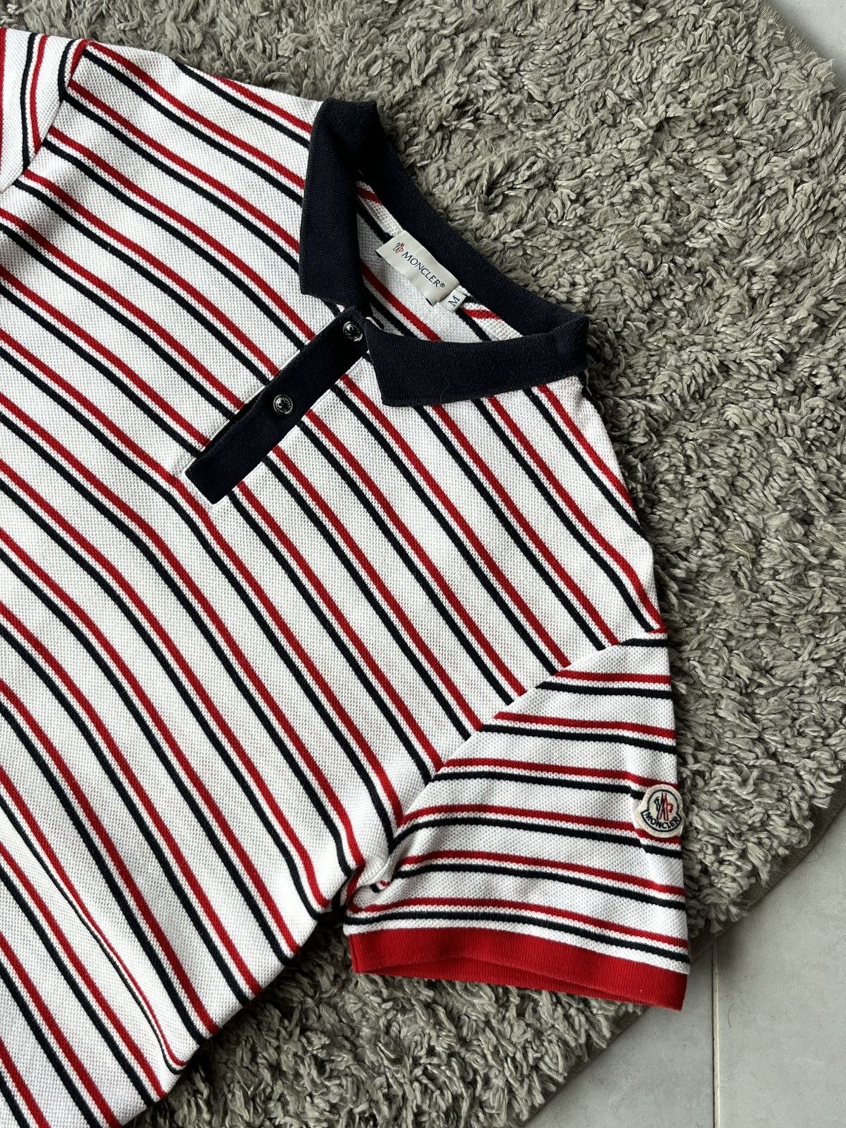 Moncler Vintage Luxury Polo Moncler Size US M / EU 48-50 / 2 - 2 Thumbnail