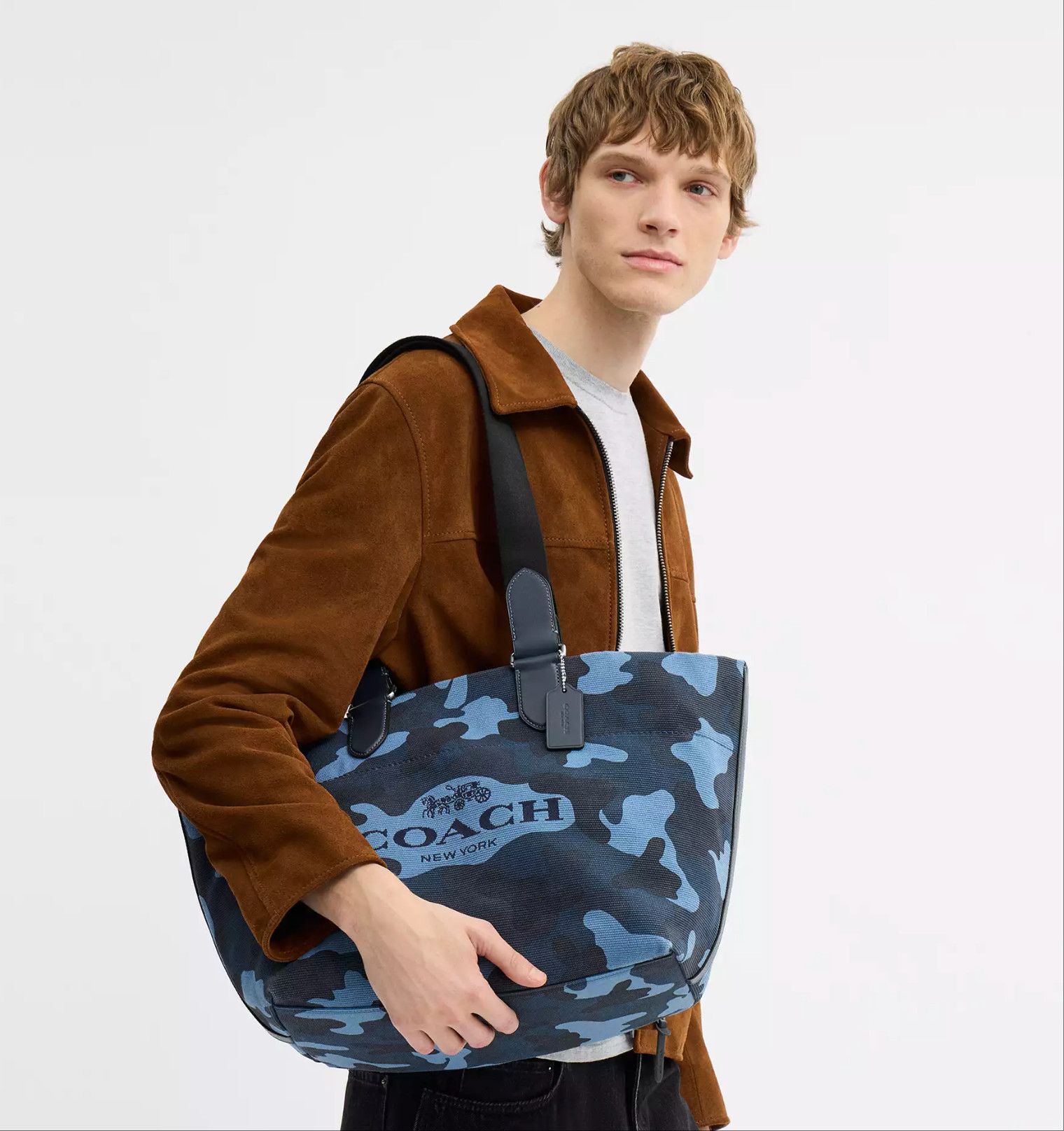 Coach Small Tour Tote Bag With Camo Print CDQ74 Size ONE SIZE - 2 Thumbnail