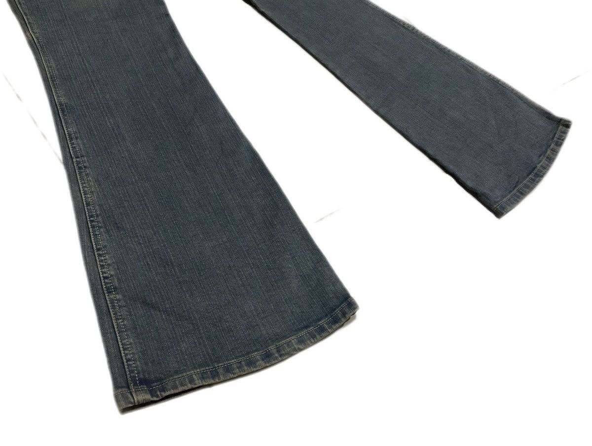 Hysteric Glamour × Japanese Brand × Tornado Mart 🔥Sick Y2K Daily Topics Mud Wash Flared Denim Hysteric Style Size US 31 - 8 Thumbnail