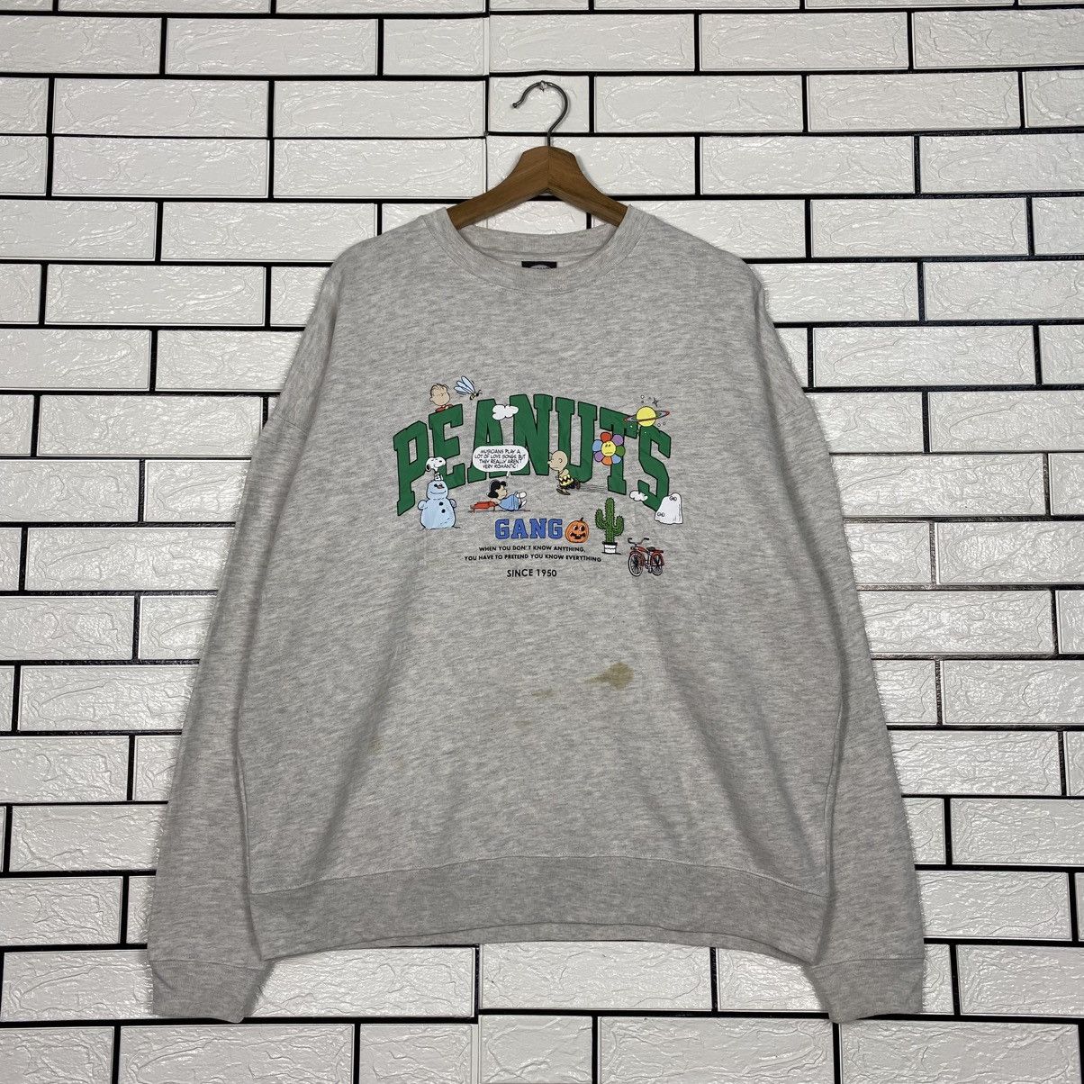 Japanese Brand 📌Vintage Sweatshirt Peanuts Big Logo Cartoon Size US S / EU 44-46 / 1 - 2 Thumbnail