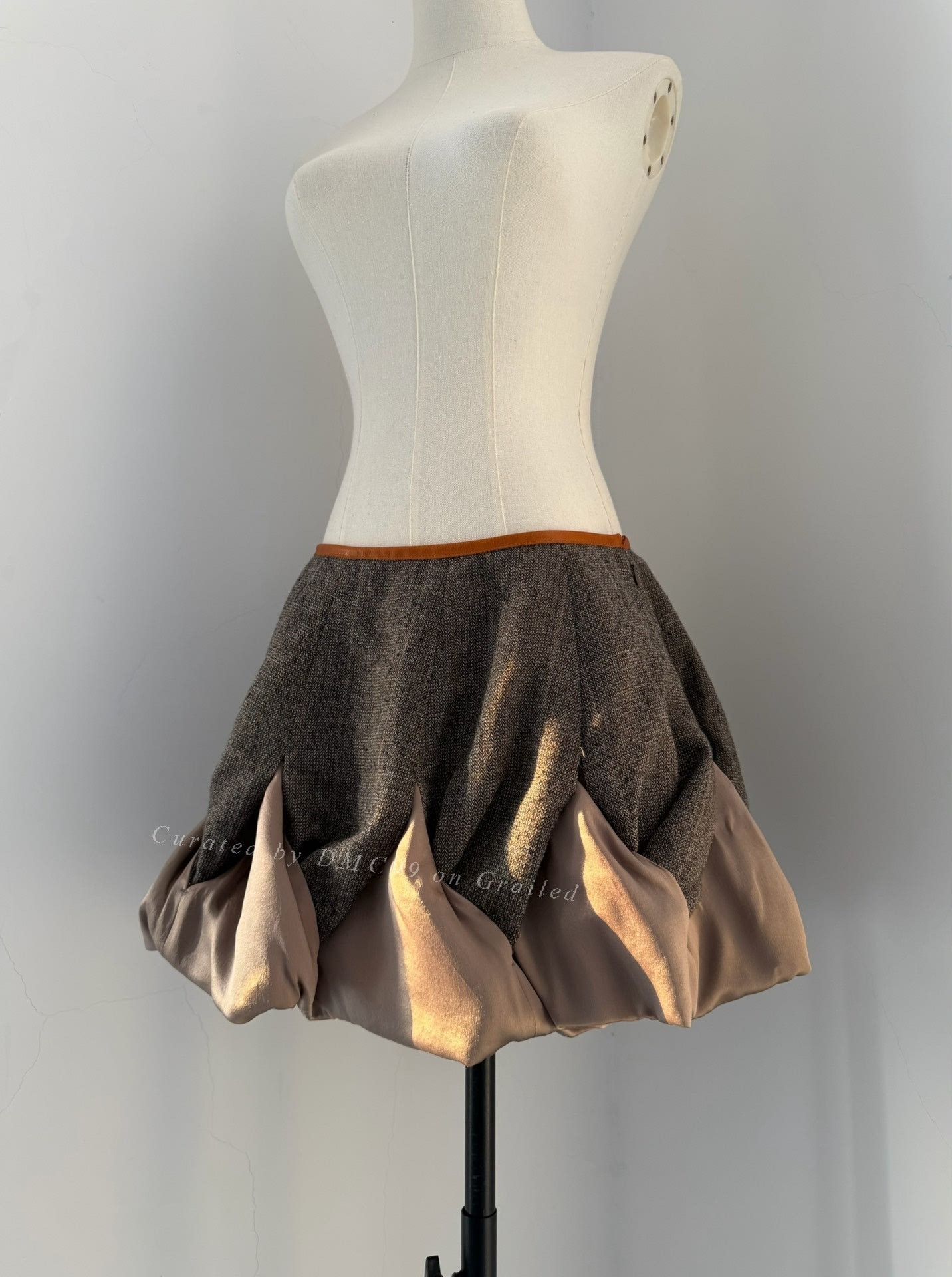 Jun Takahashi Undercover Vintage Structured Balloon Mini Skirt Size 35" - 1 Thumbnail