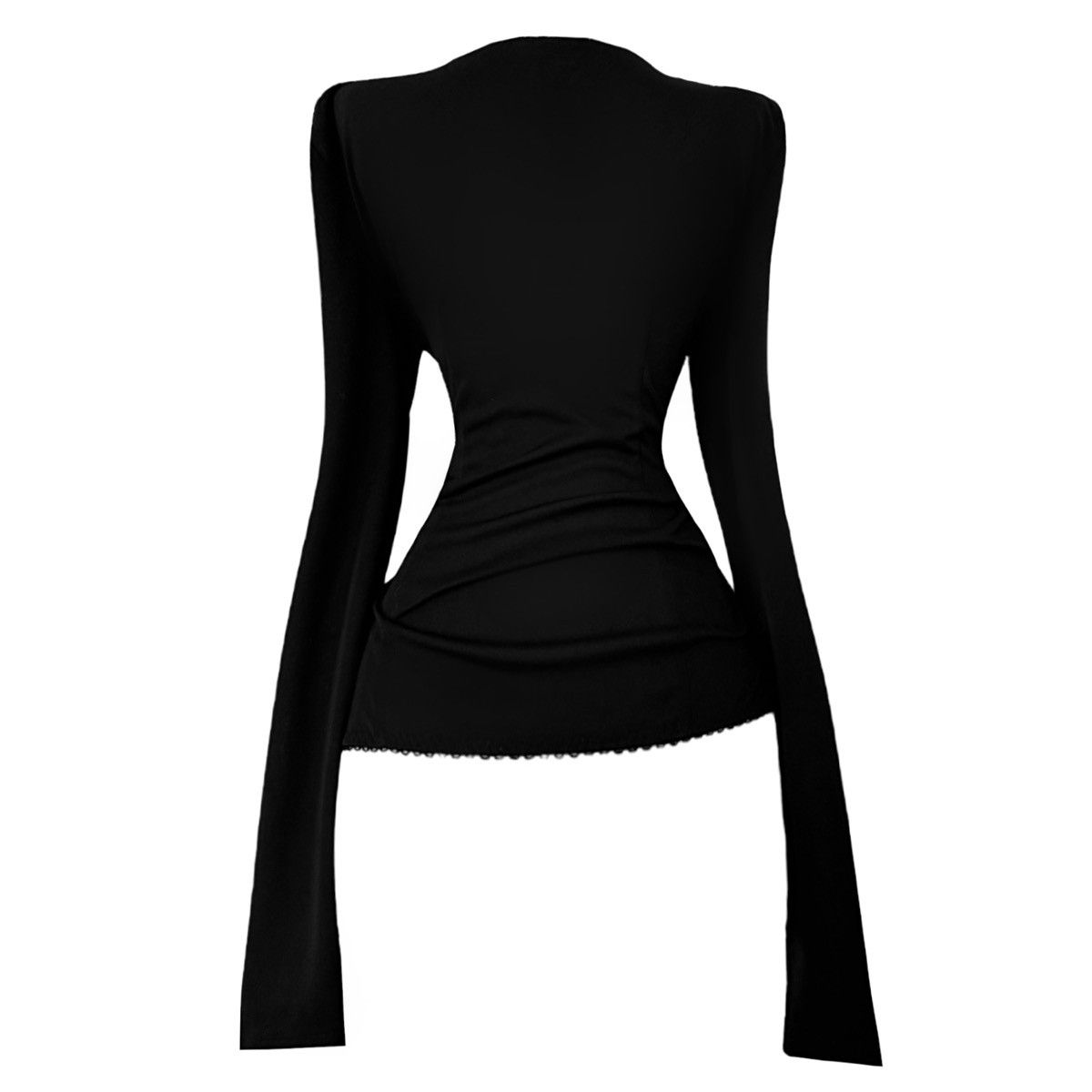 Dolce & Gabbana Dolce & Gabbana Black Lace Corset Top Size L / US 10 / IT 46 - 2 Thumbnail