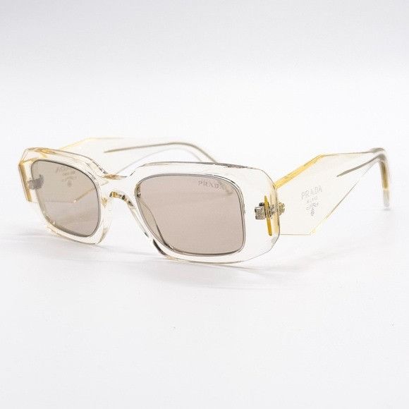 Prada NEW PRADA PR17WS 19X30N SQUARE YELLOW WOMEN SUNGLASSES PRADA Size ONE SIZE - 2 Thumbnail
