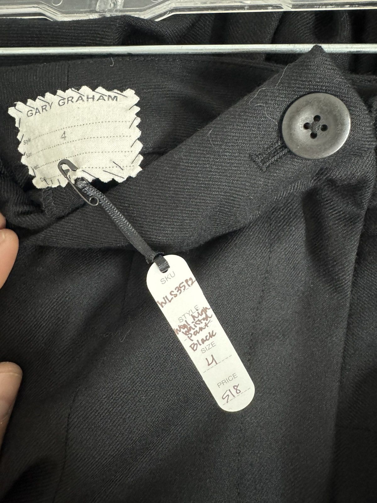 Gary Graham Gary Graham High Waisted Black Trousers – Size 4 Size 27" / US 4 / IT 40 - 9 Thumbnail