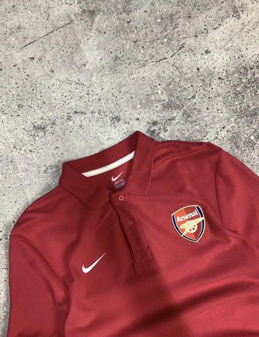 Nike × Vintage Arsenal Nike Fly Emirates Jersey Shirt Tee Fan Football Size US M / EU 48-50 / 2 - 5 Thumbnail