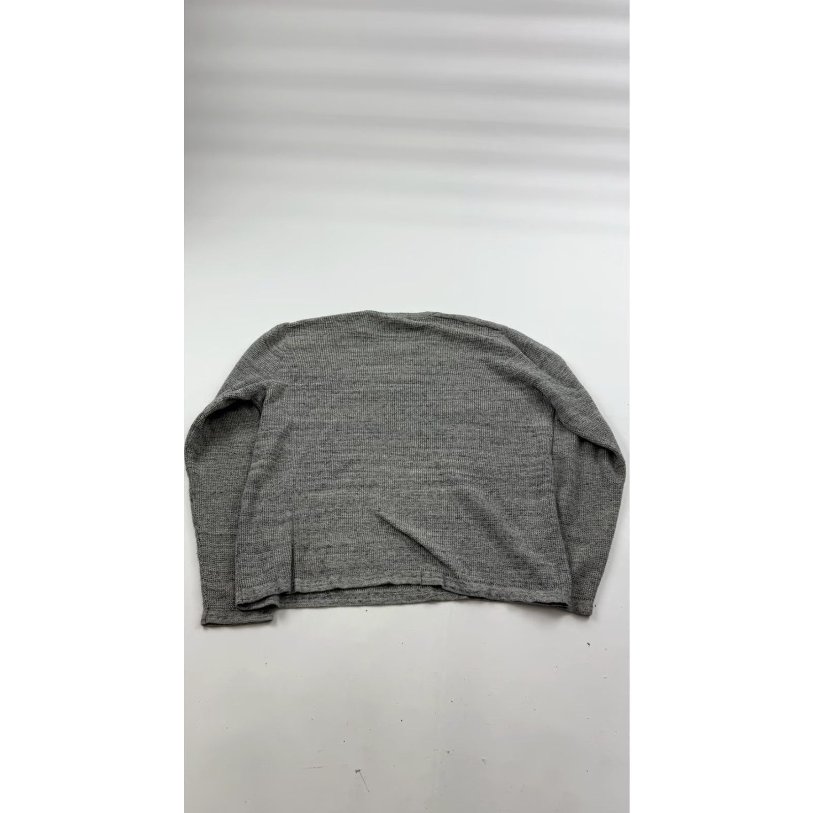 Michael Kors MICHAEL KORS Sweater Mens Large Gray Waffle Knit Crewneck Long Sleeve Casual Size US L / EU 52-54 / 3 - 5 Thumbnail
