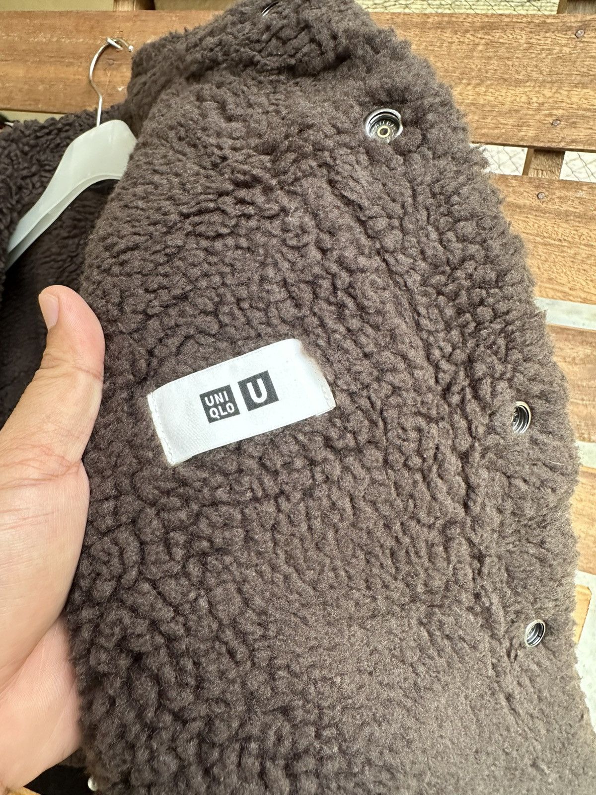 Lemaire × Uniqlo Uniqlo Lemaire Pile Lined Sherpa Trucker Jacket Size US L / EU 52-54 / 3 - 4 Thumbnail