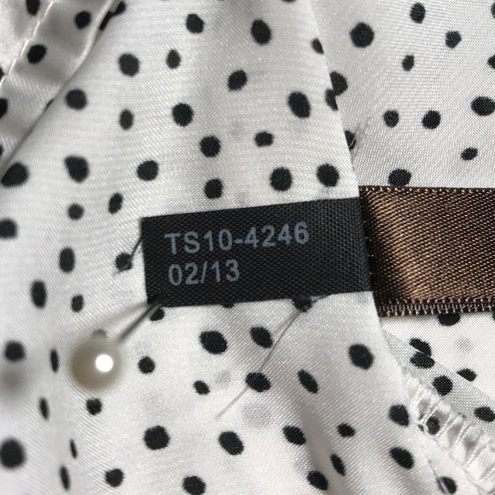 Other The Limited Polk-a-dot Round Neck Sleeveless Blouse S Size S / US 4 / IT 40 - 6 Thumbnail