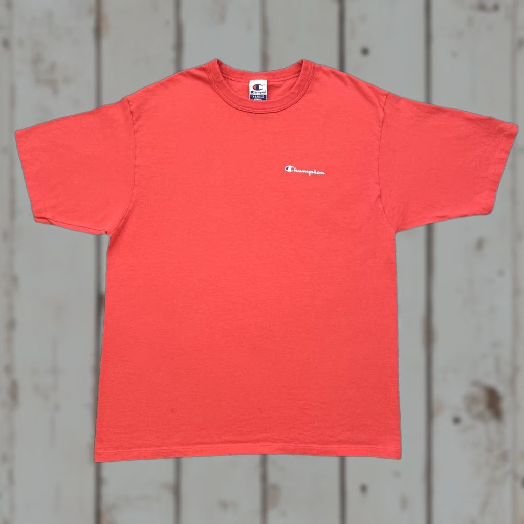 Champion VINTAGE Champion Shirt XL Men Orange USA T-Shirt Regular Size XL Size US XL / EU 56 / 4 - 1 Thumbnail