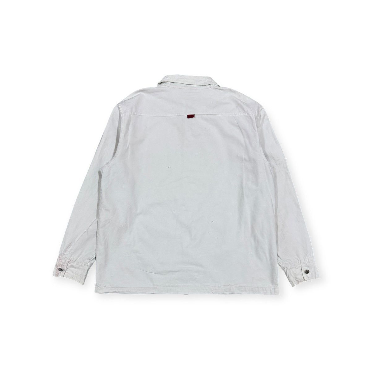 Oakley Vtg🔥Y2k Oakley White Trucker Denim Jacket Size US L / EU 52-54 / 3 - 2 Thumbnail