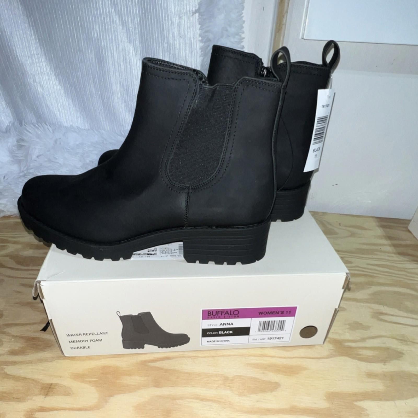 Buffalo David Bitton Buffalo David Bitton Anna Black Water Repellant Boots US 11 Size US 11 / IT 41 - 3 Thumbnail