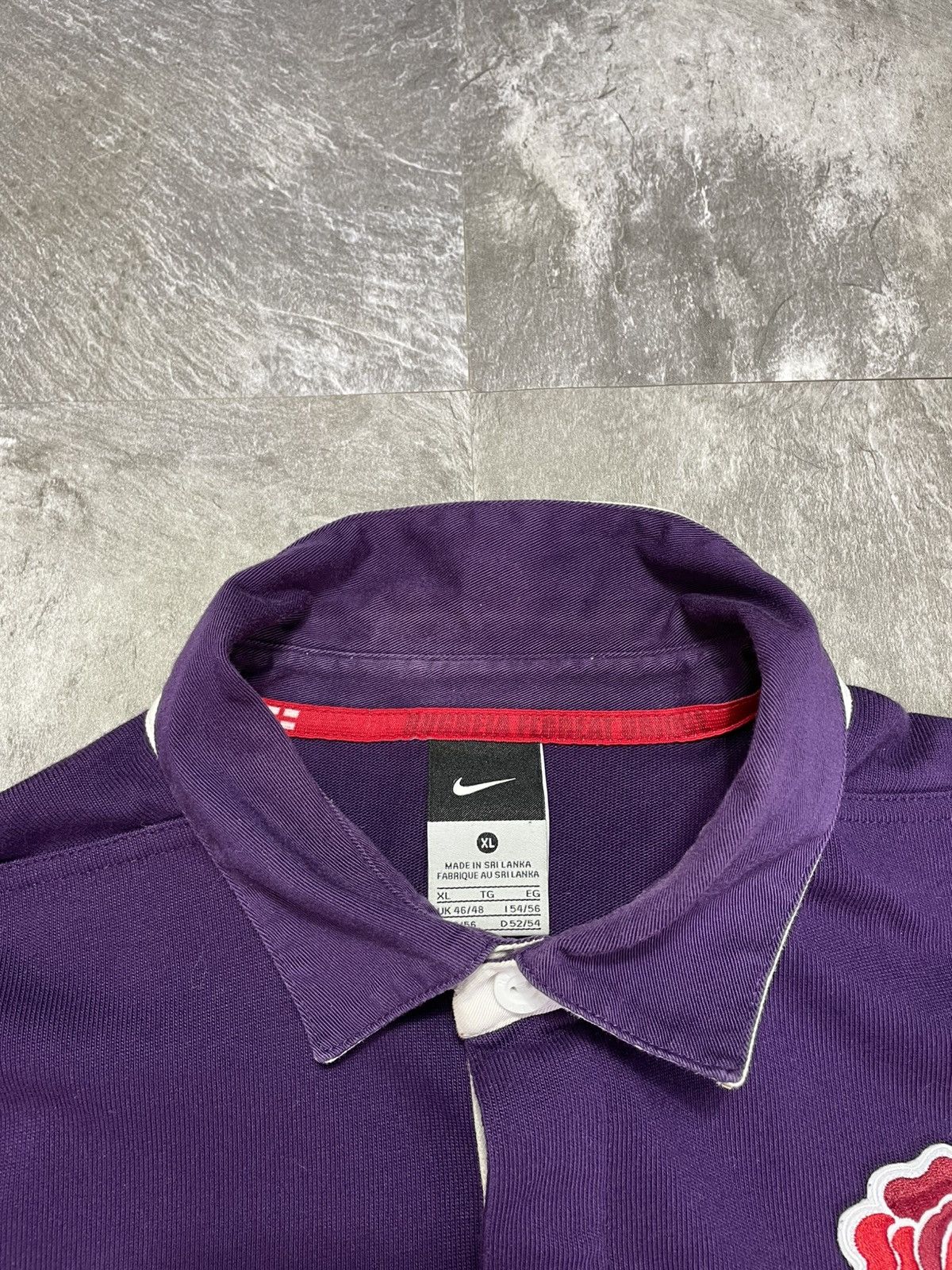 Nike Vintage Nike Rugby Jersey England O2 Purple Rare Size XL Size US XL / EU 56 / 4 - 7 Thumbnail