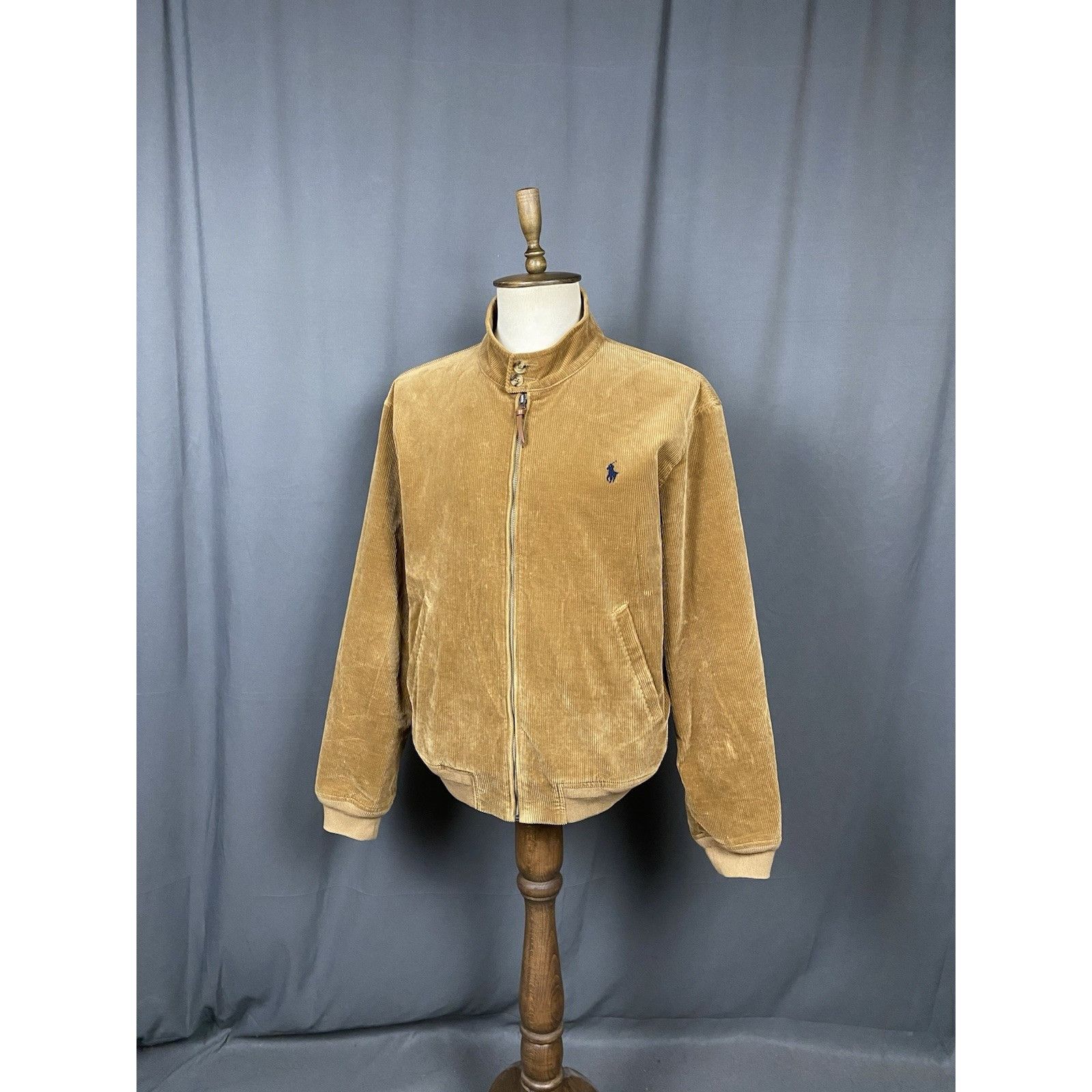 Ralph Lauren MINT! Polo Ralph Lauren Men's Beige Brown Corduroy Bomber Ja Size US XL / EU 56 / 4 - 5 Thumbnail