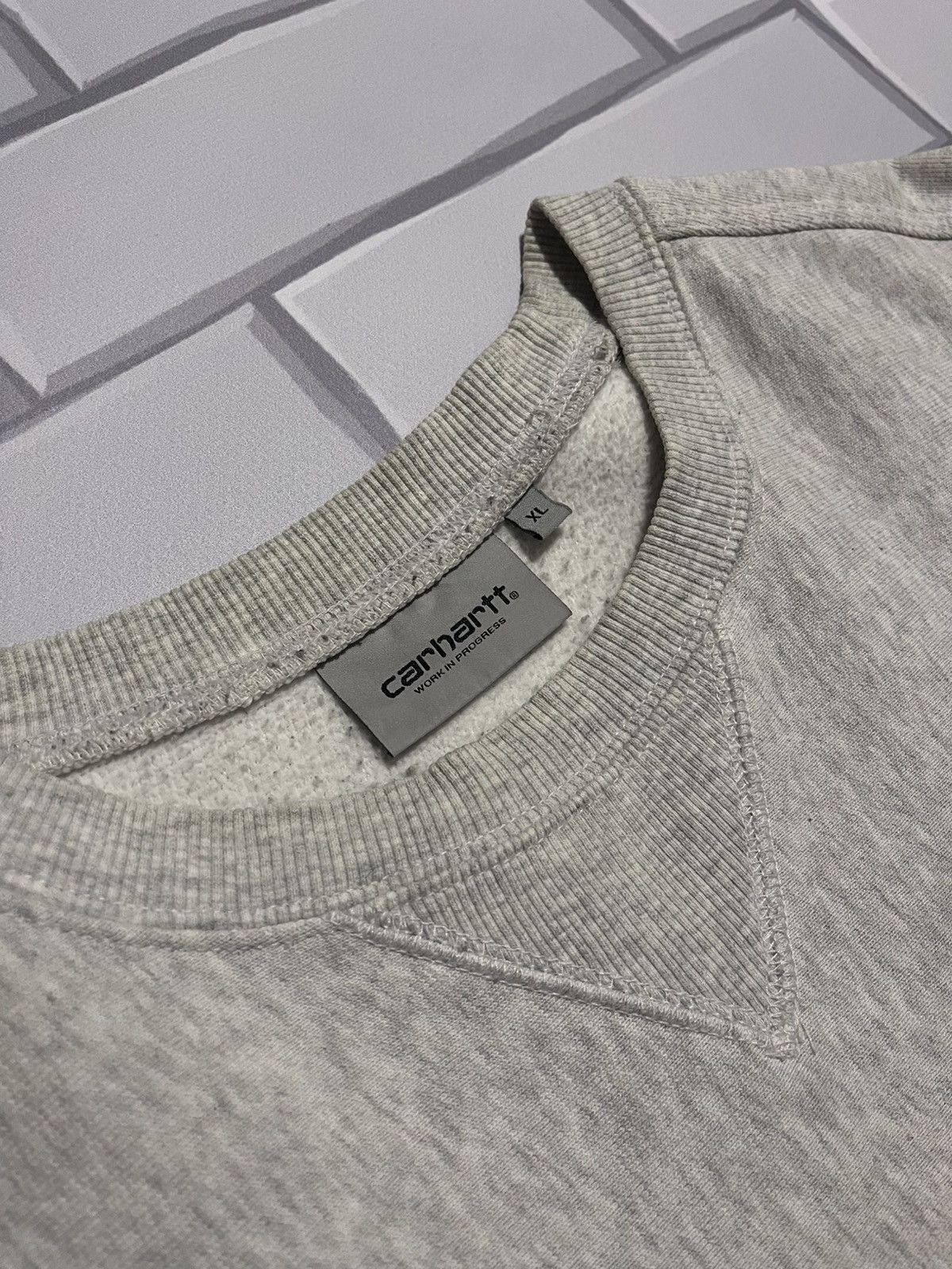 Carhartt Carhartt WIP Grey Chase Crewneck Sweatshirt XL Size US XL / EU 56 / 4 - 3 Thumbnail