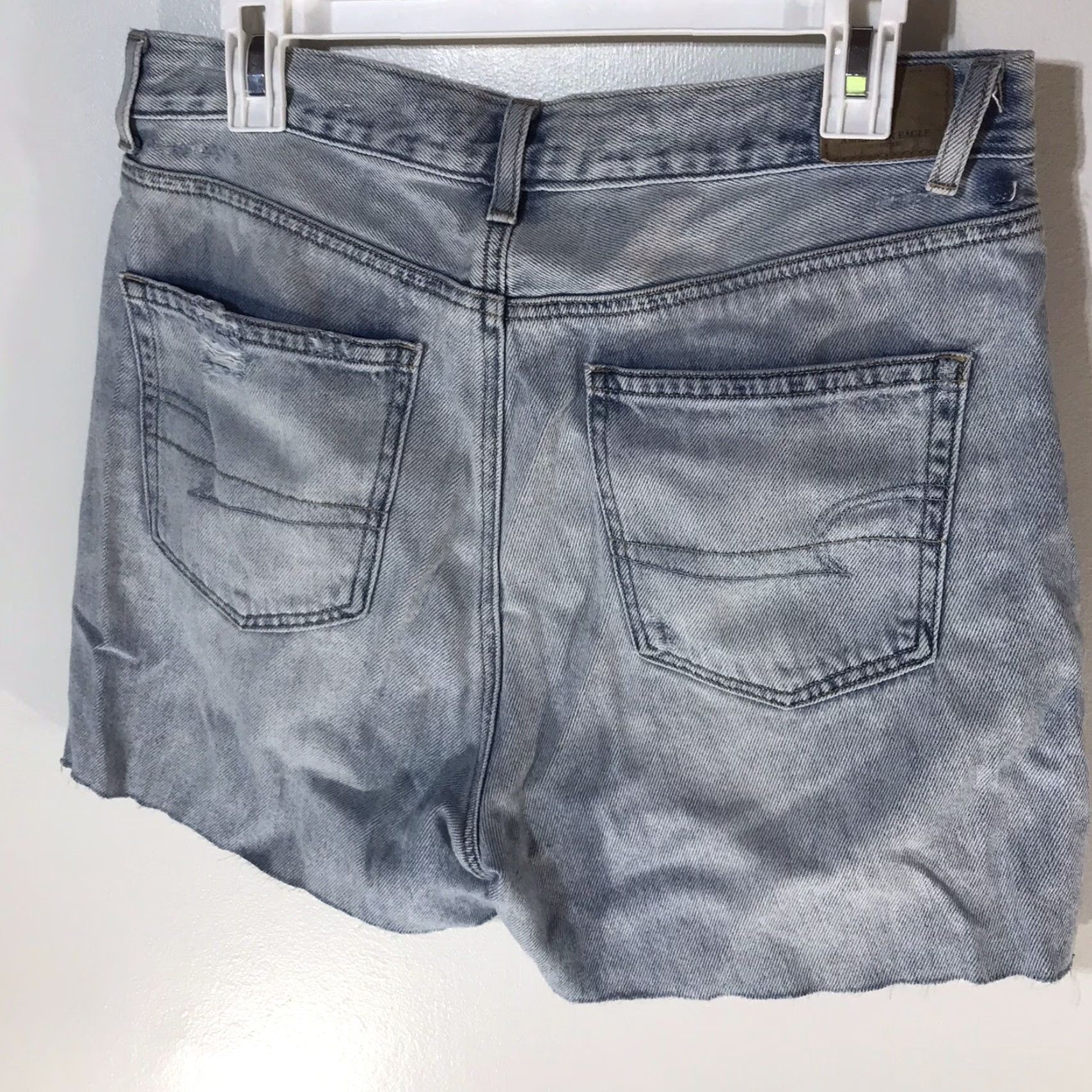 American Eagle Outfitters VINTAGE American Eagle Outfitters Women's Mom Jean Shorts Size 12 Blue Denim Casual Summer Size 34" / US 12 / IT 48 - 2 Thumbnail