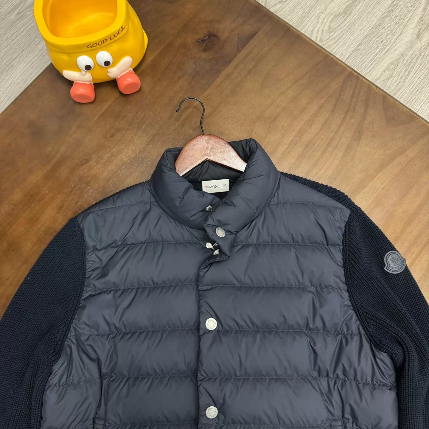 Moncler Moncler Zipped Ribbed Puffer Navy Blue S Worn Once Size US S / EU 44-46 / 1 - 3 Thumbnail