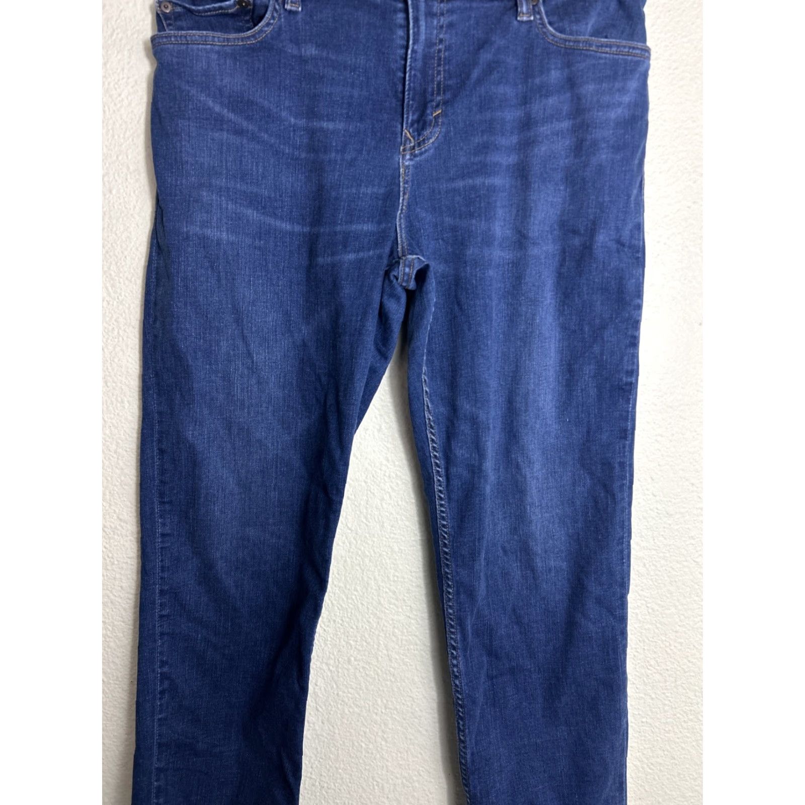 Banana Republic BANANA REPUBLIC Jeans Skinny Leg Dark Wash Blue Denim Men 34x32 Regular Inseam 32" Size US 34 / EU 50 - 3 Thumbnail