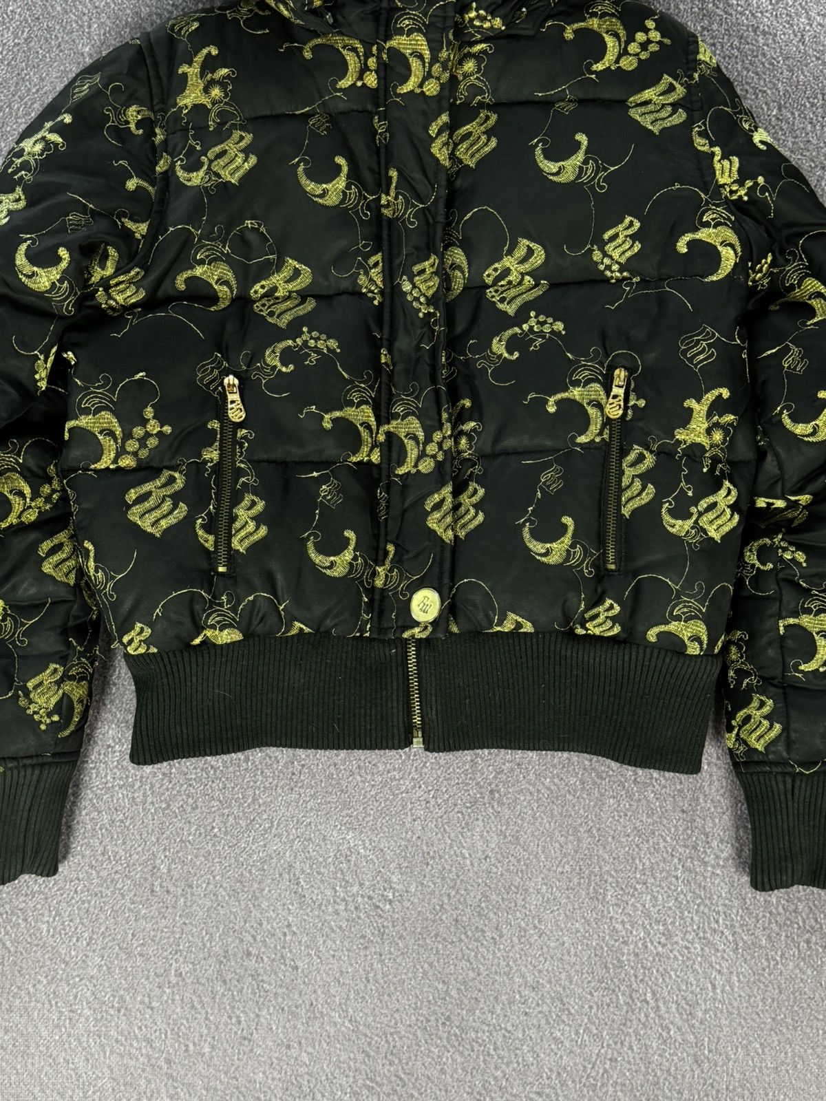 Rocawear Y2K Rocawear Cropped Hooded Puffer Jacket Size M / US 6-8 / IT 42-44 - 3 Thumbnail