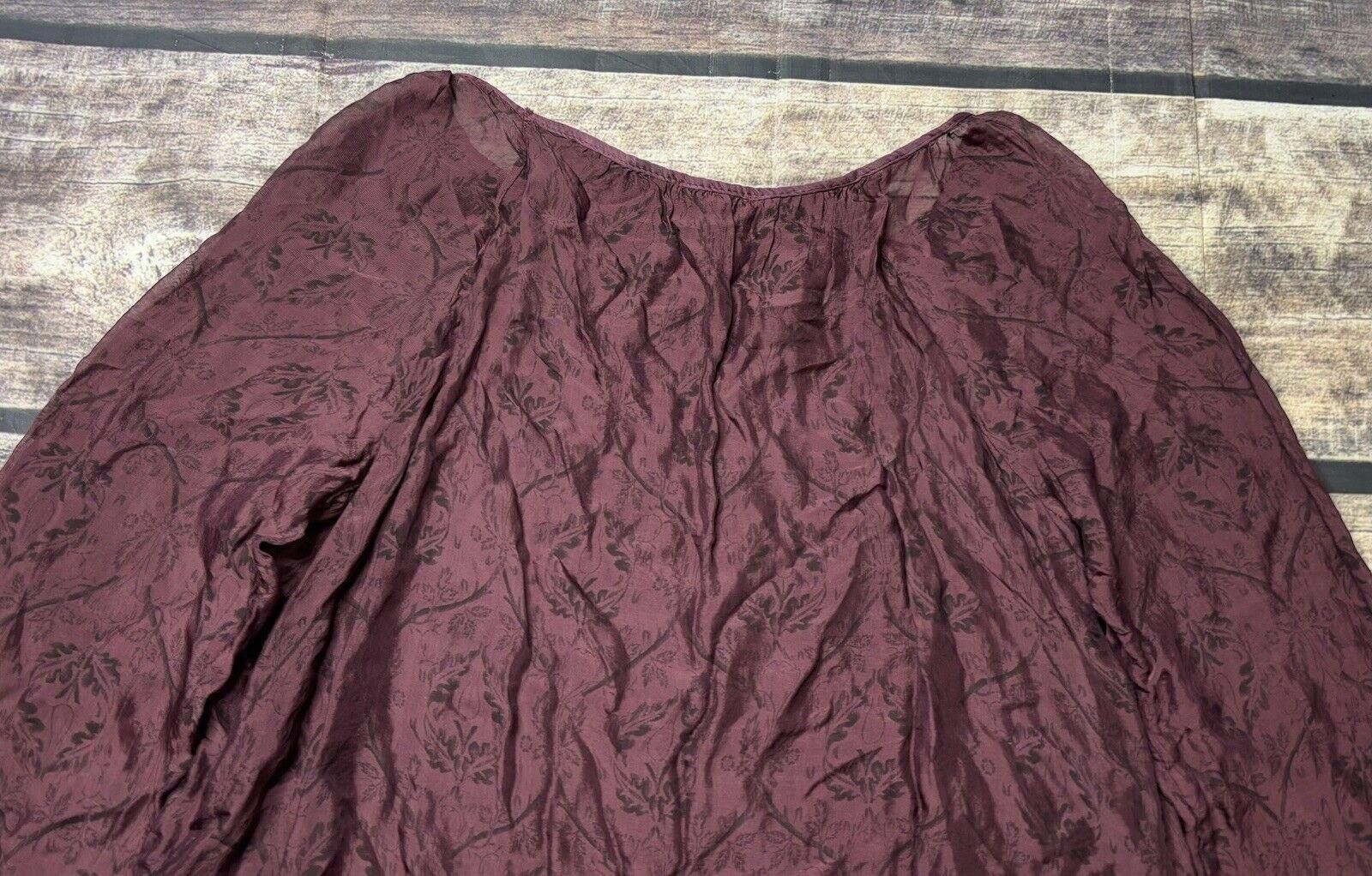 Other Piazza Roma Top Women's Small Silk Cotton Sheer Shell Italy Size S / US 4 / IT 40 - 8 Thumbnail