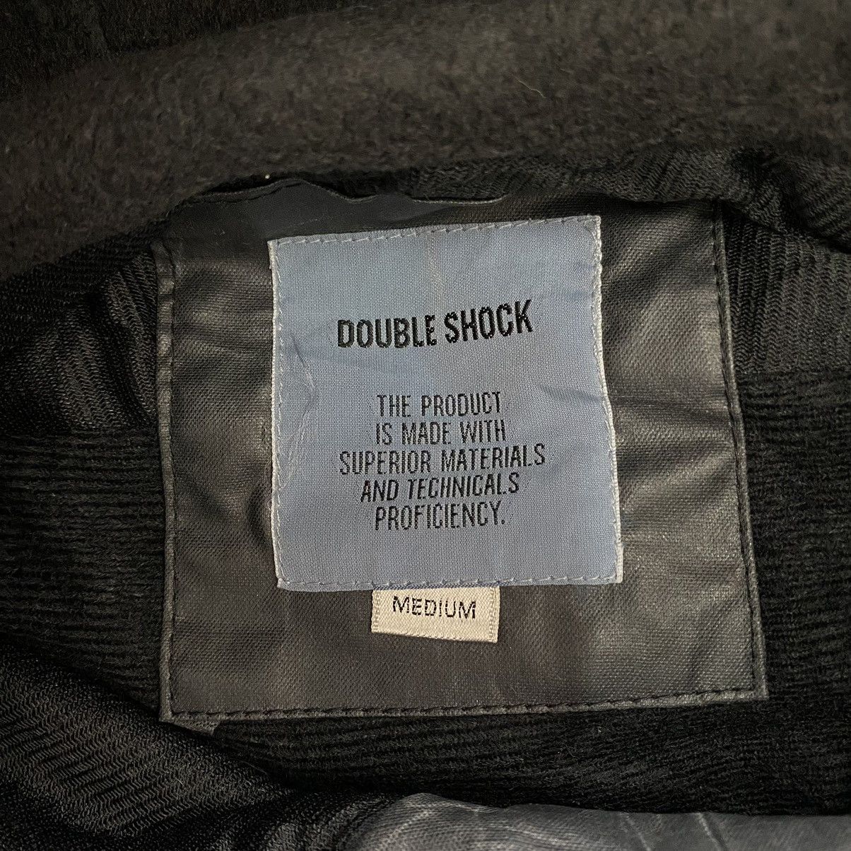 Vintage Vintage DOUBLE SHOCK Rider Grey Bomber Jacket Size US M / EU 48-50 / 2 - 4 Thumbnail