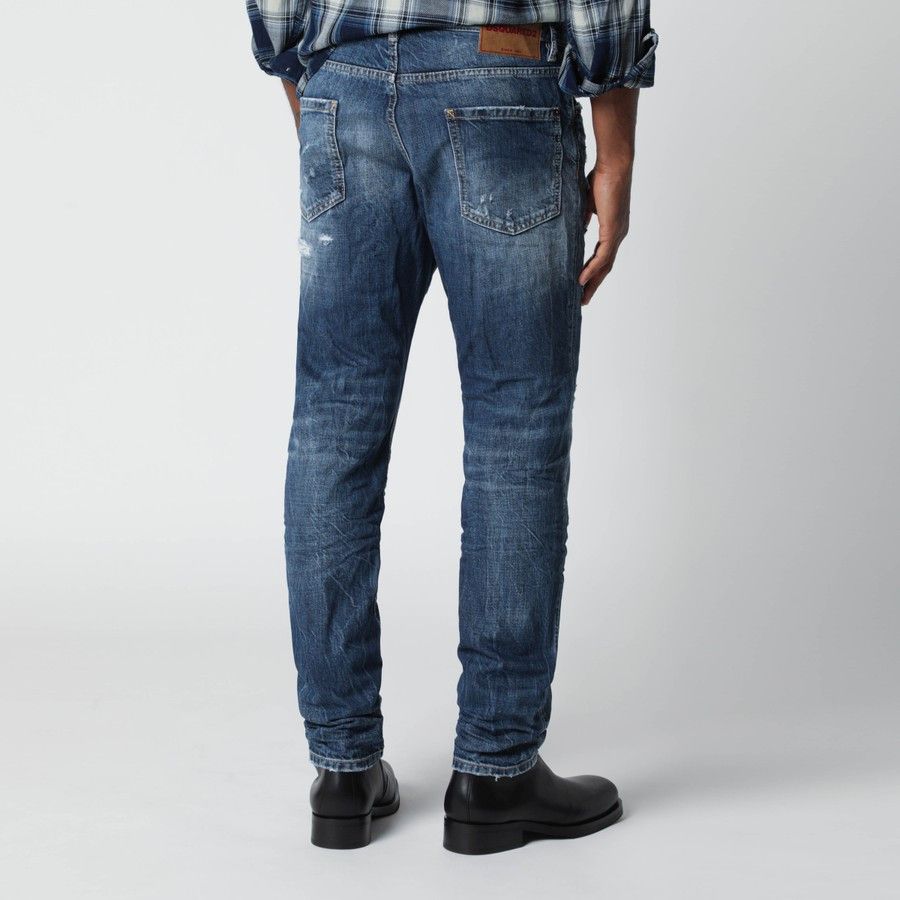 Dsquared2 o1d2blof0226 Slim Jeans in Blue Size US 32 / EU 48 - 4 Thumbnail