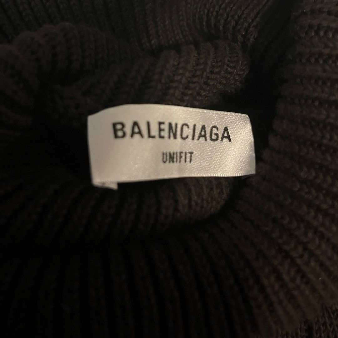 Balenciaga Balenciaga Destroyed Turtleneck Knit Sweater Size US L / EU 52-54 / 3 - 3 Thumbnail