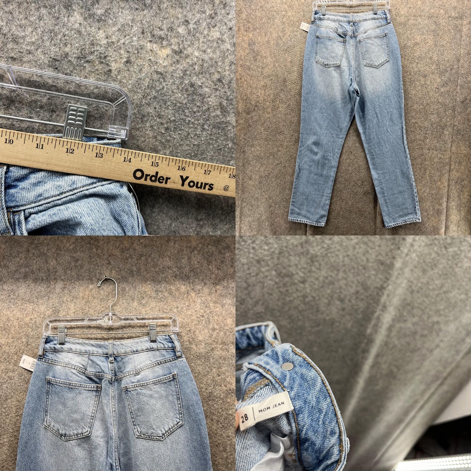Pacsun Pacsun Jeans Women 28 Blue Denim Mom Straight NEW Size 28" / US 6 / IT 42 - 8 Thumbnail