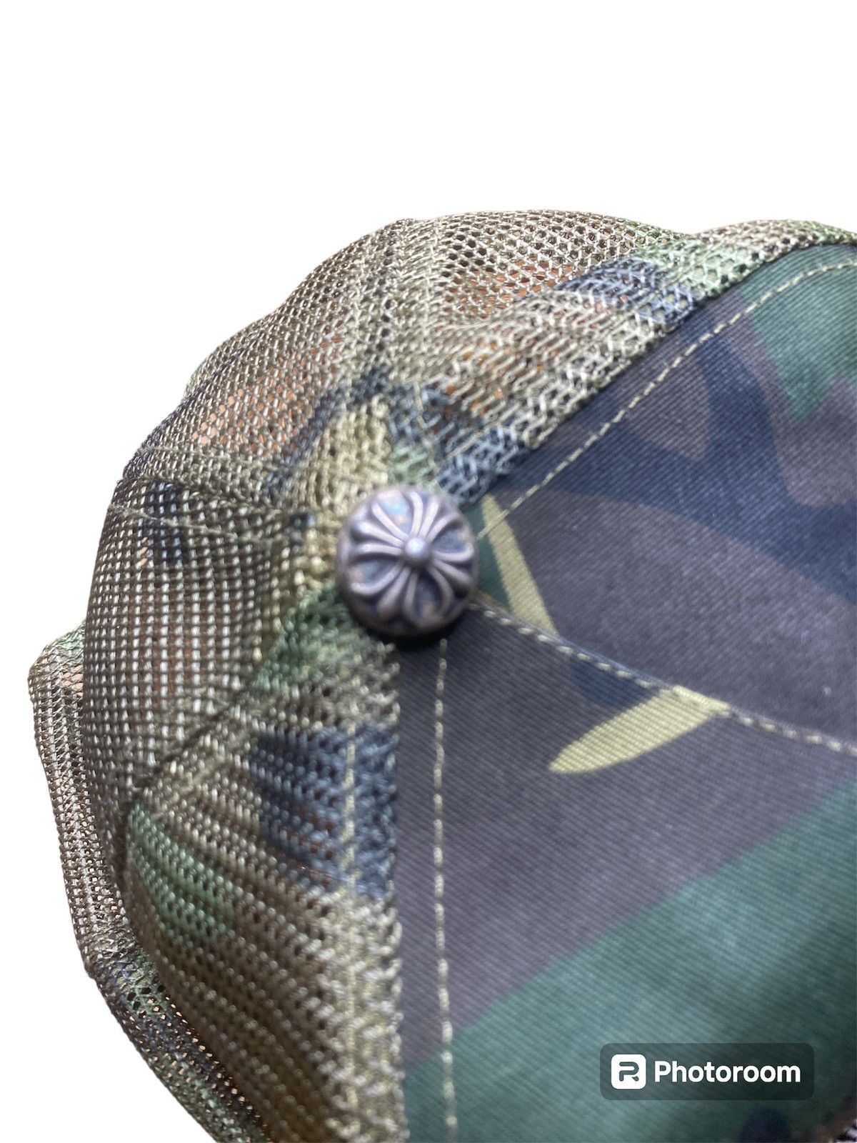 Chrome Hearts Vtg Chrome Heart F*** Trucker Camo Hats Size ONE SIZE - 6 Thumbnail