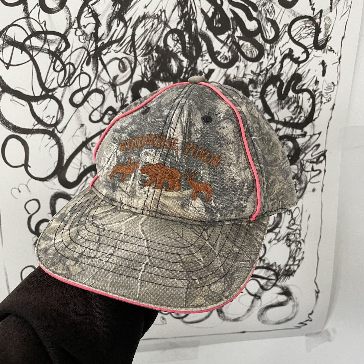 Realtree × Vintage 🔥Vintage Camouflage Realtree Cap Yukon With Pink Details Size ONE SIZE - 2 Thumbnail