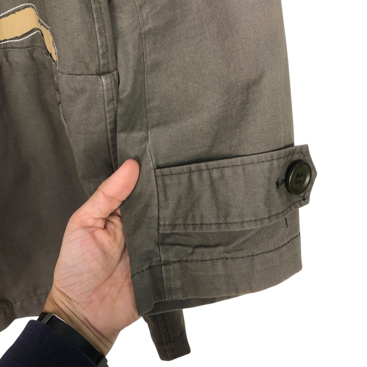 Issey Miyake 📌Vintage Parka Jacket Patch Work Design Plantation Japan Size US M / EU 48-50 / 2 - 17 Thumbnail