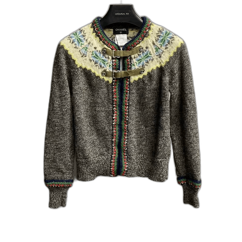 Chanel Chanel latest Salzburg series knitted pattern logo cardigan Size US M / EU 48-50 / 2 - 1 Thumbnail