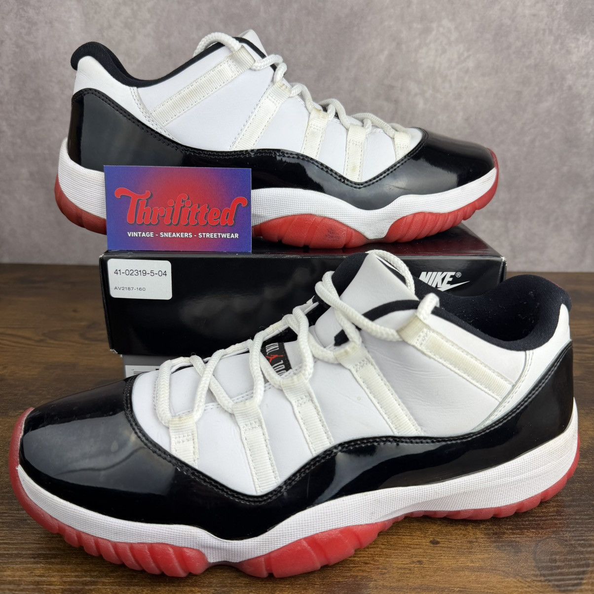 Jordan Brand Air Jordan 11 Retro Low Concord Bred AV2187-160 Men’s OG MJ Size US 11.5 / EU 44-45 - 1 Thumbnail