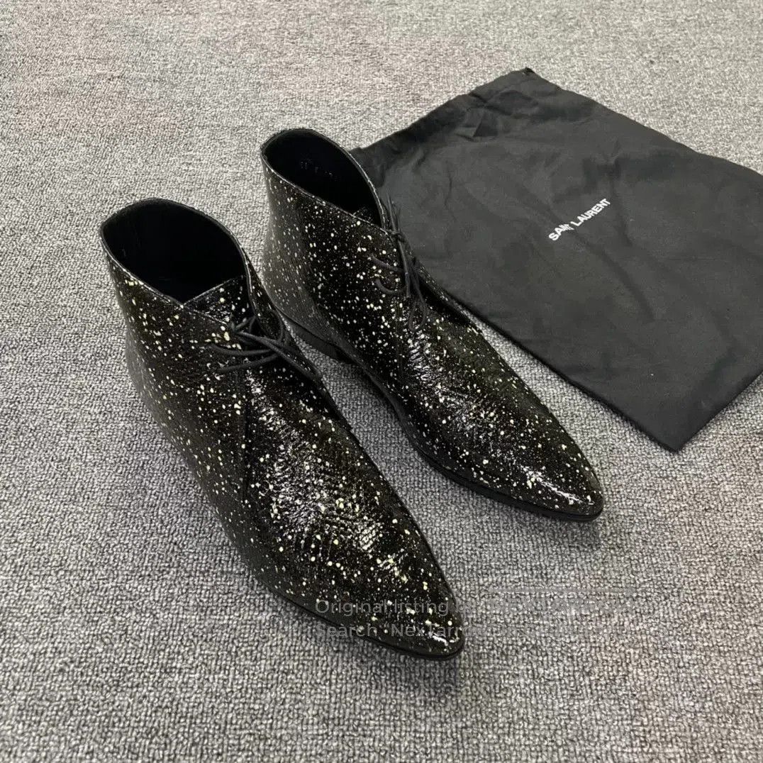 Saint Laurent Paris YSL Saint Laurent Ankle Boots 40-41. Size US 7 / EU 40 - 1 Thumbnail