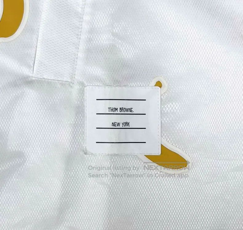 Thom Browne Thom Browne White embroidered thin banana trench coat Size US XS / EU 42 / 0 - 5 Thumbnail
