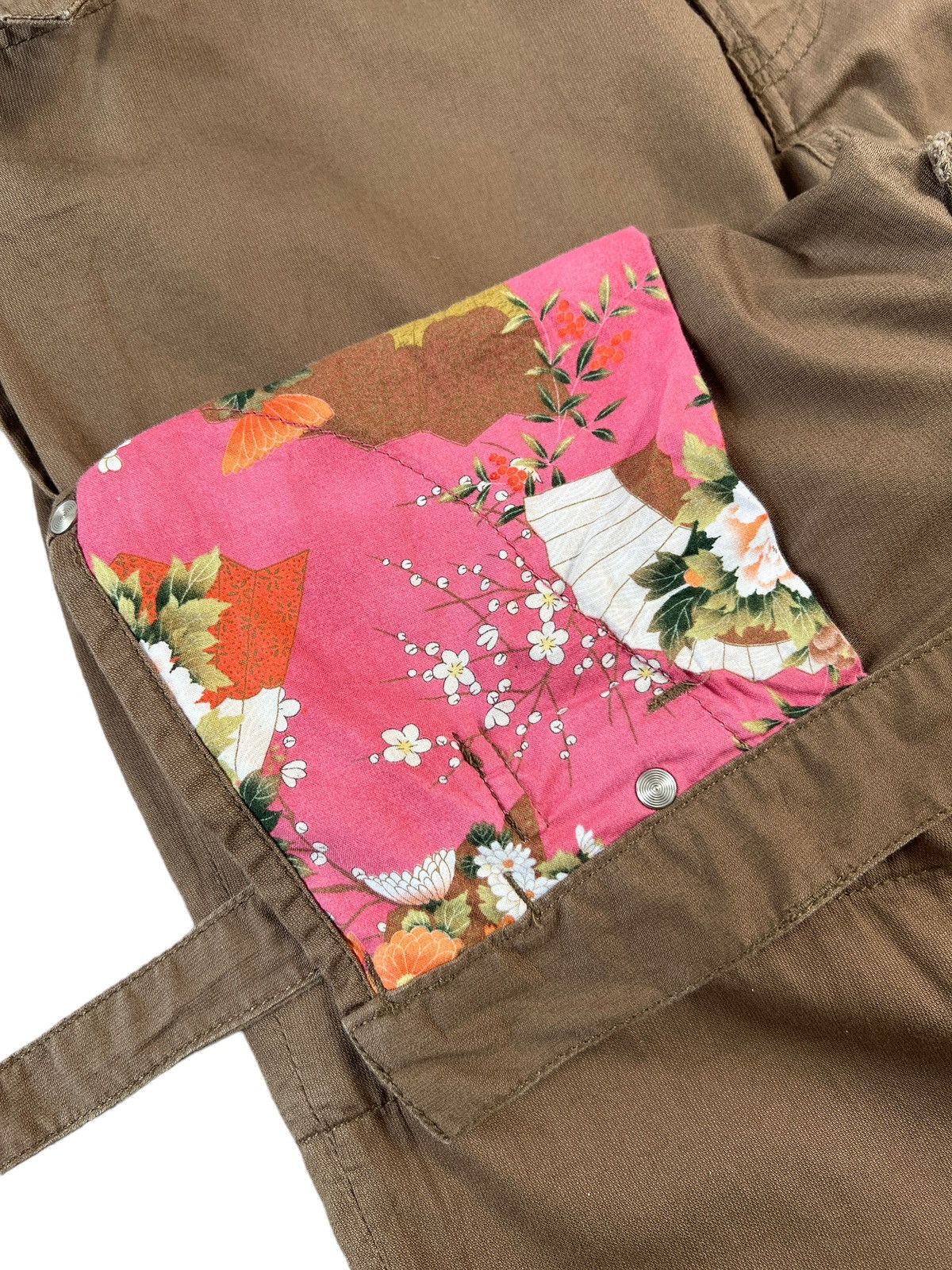 PPFM PPFM Floral Lining Double Waist Pants Size US 34 / EU 50 - 12 Thumbnail