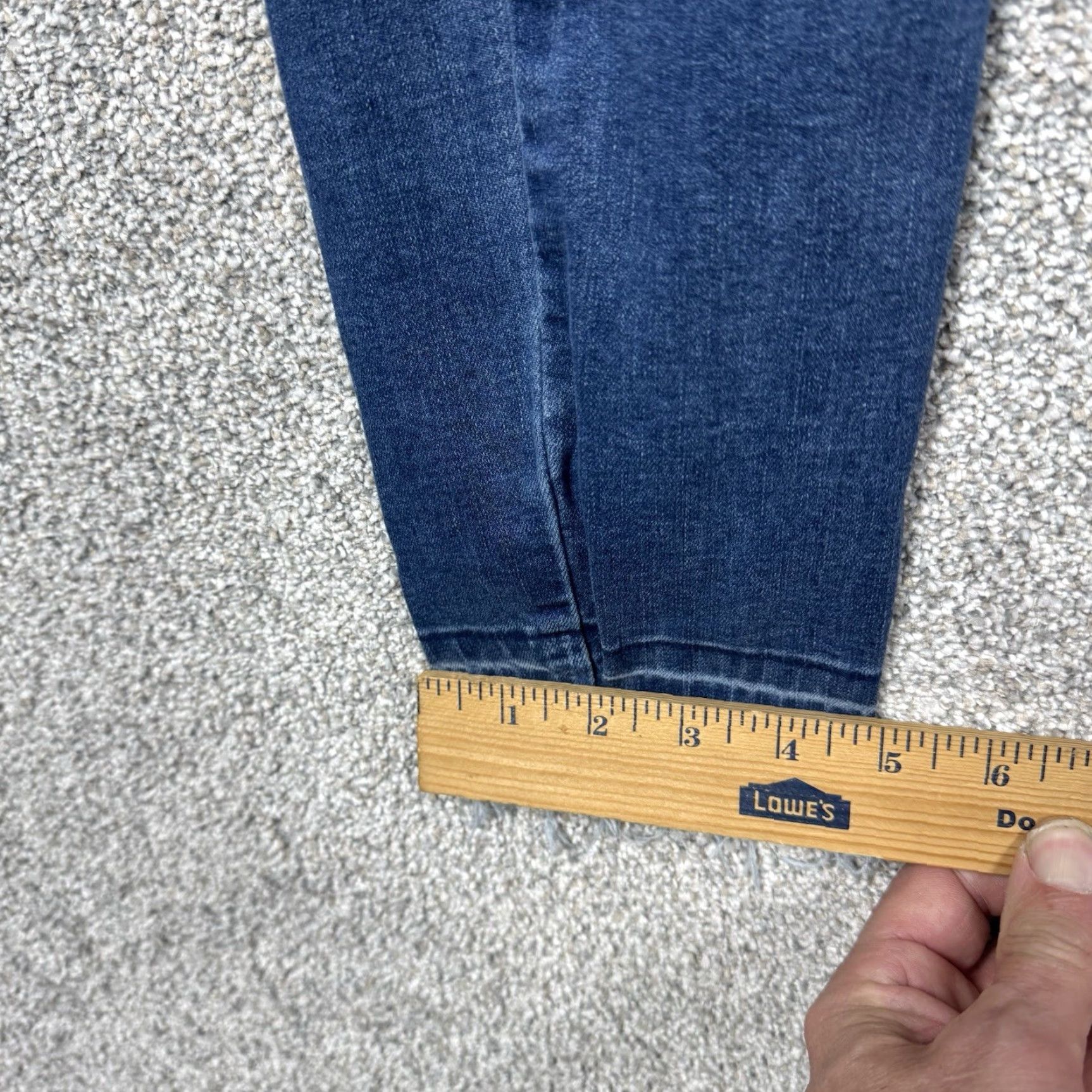 Denime Prosperity Jeans Women 28 Blue Denim Skinny Leg Stretch Clean Girl 90s Retro Hip Hop Vintage No Size 28" / US 6 / IT 42 - 3 Thumbnail
