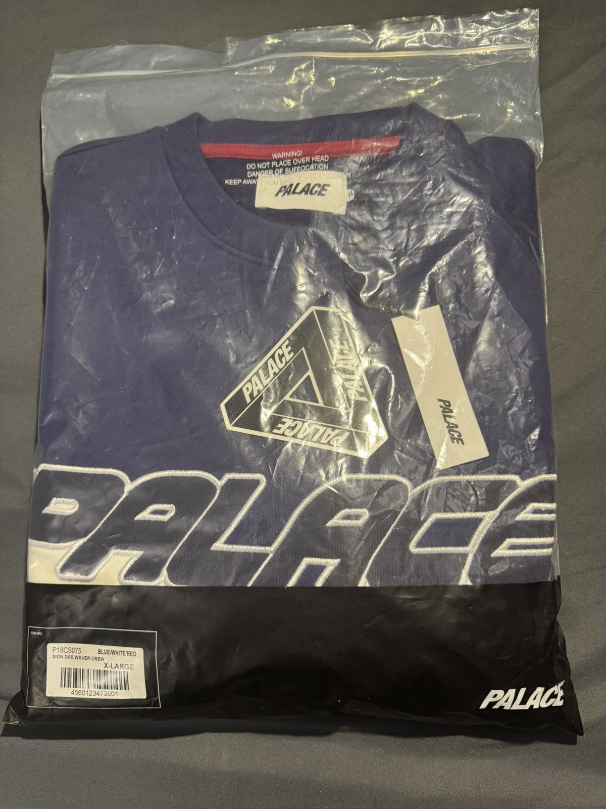 Palace Palace SIGN DAS WAVER CREW Size US XL / EU 56 / 4 - 6 Thumbnail