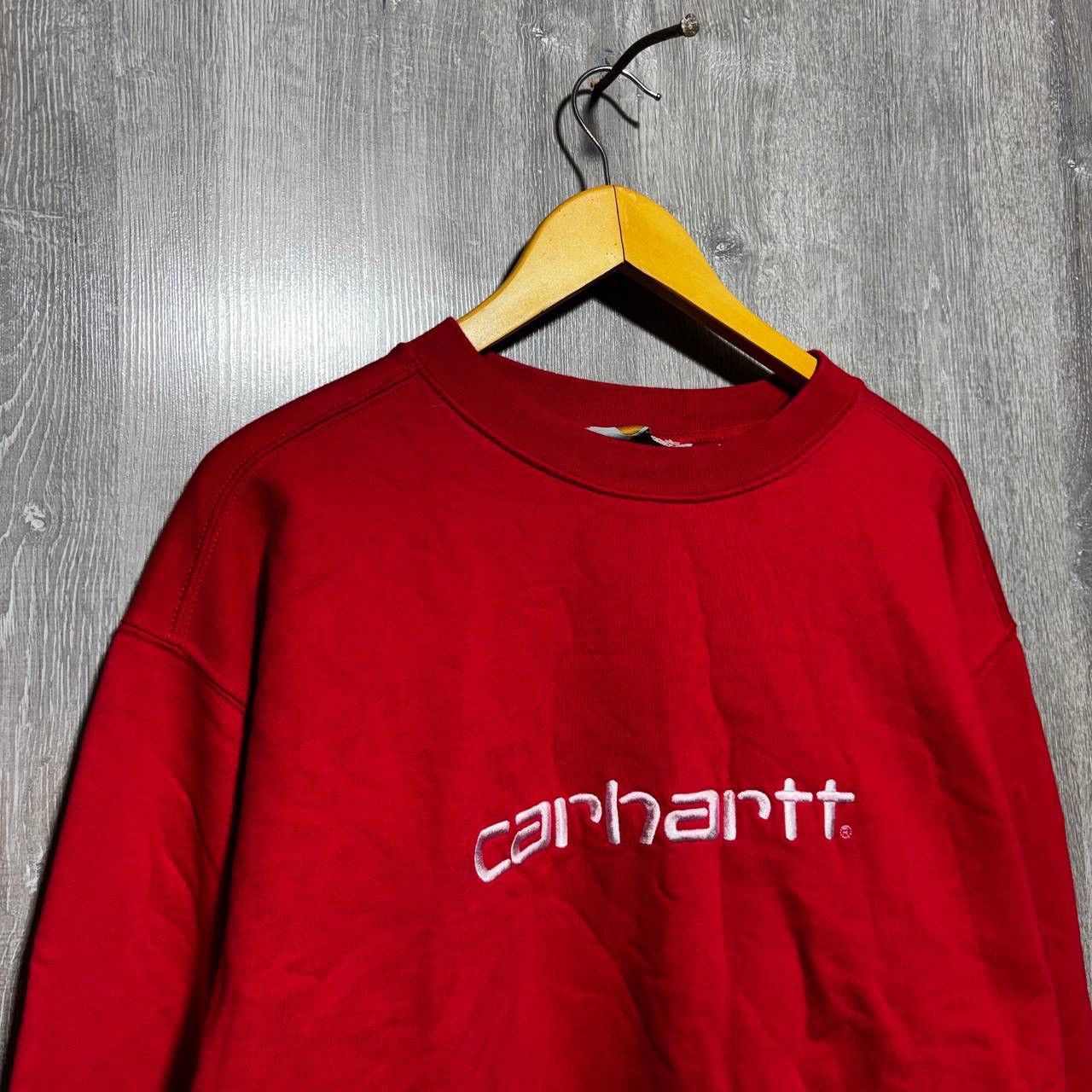 Carhartt Carhartt Vintage Sweatshirt Red XL Size US XL / EU 56 / 4 - 2 Thumbnail