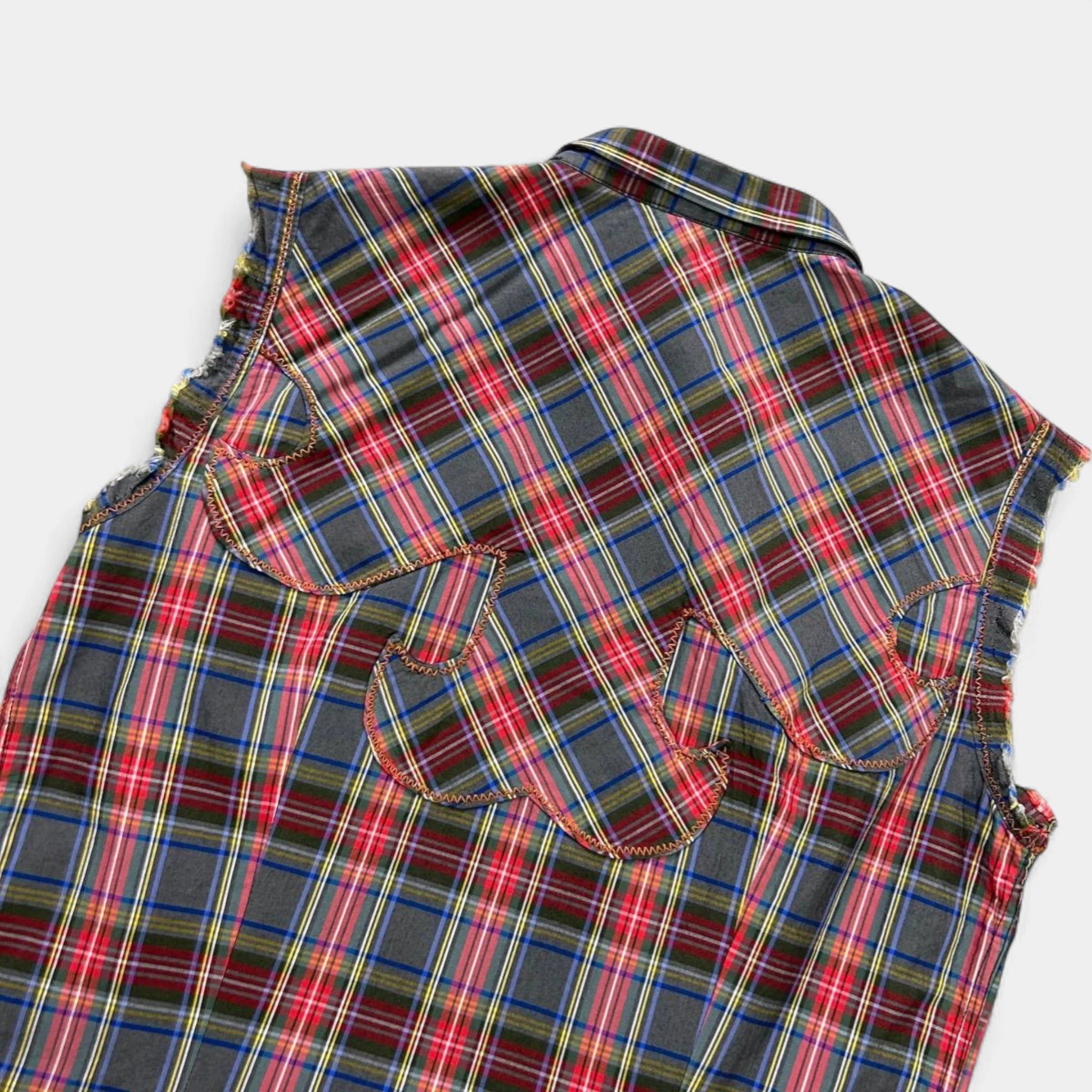 Dolce & Gabbana Dolce & Gabbana Western Style Tartan Pattern Shirt Size US S / EU 44-46 / 1 - 6 Thumbnail