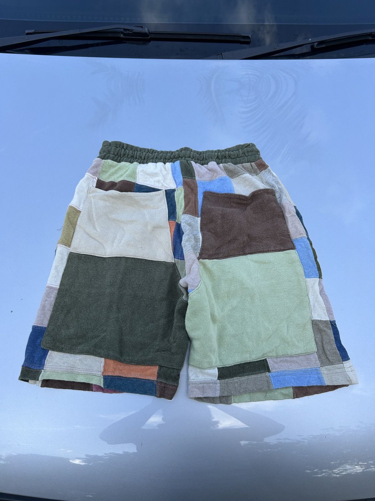Japanese Brand A Hope Hemp Special Edition Patchwork Boro Shorts Size US 32 / EU 48 - 10 Thumbnail