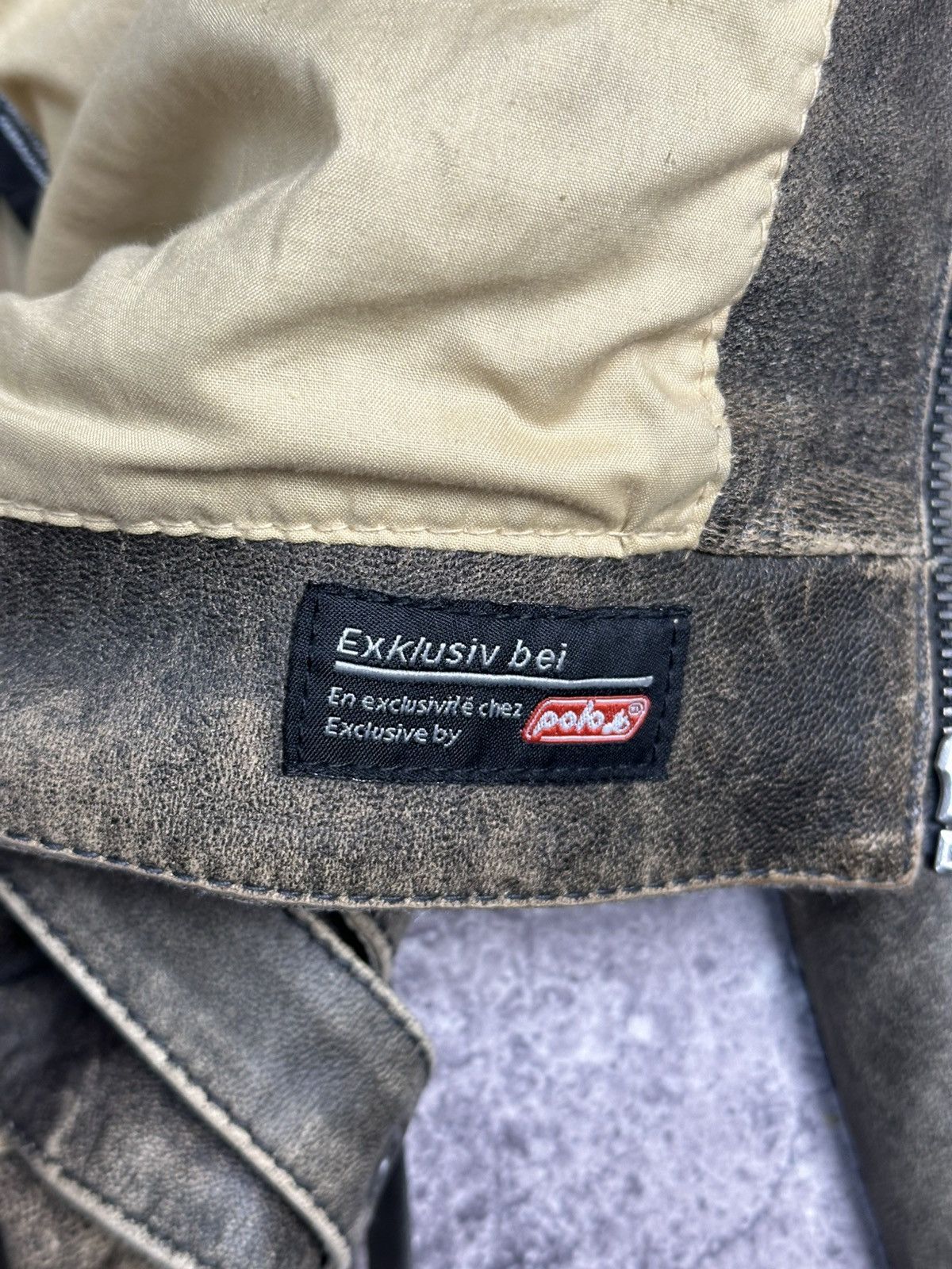 If Six Was Nine Vintage Racing Leather Jacket Biker Spirit Motors Y2K Size US L / EU 52-54 / 3 - 14 Thumbnail