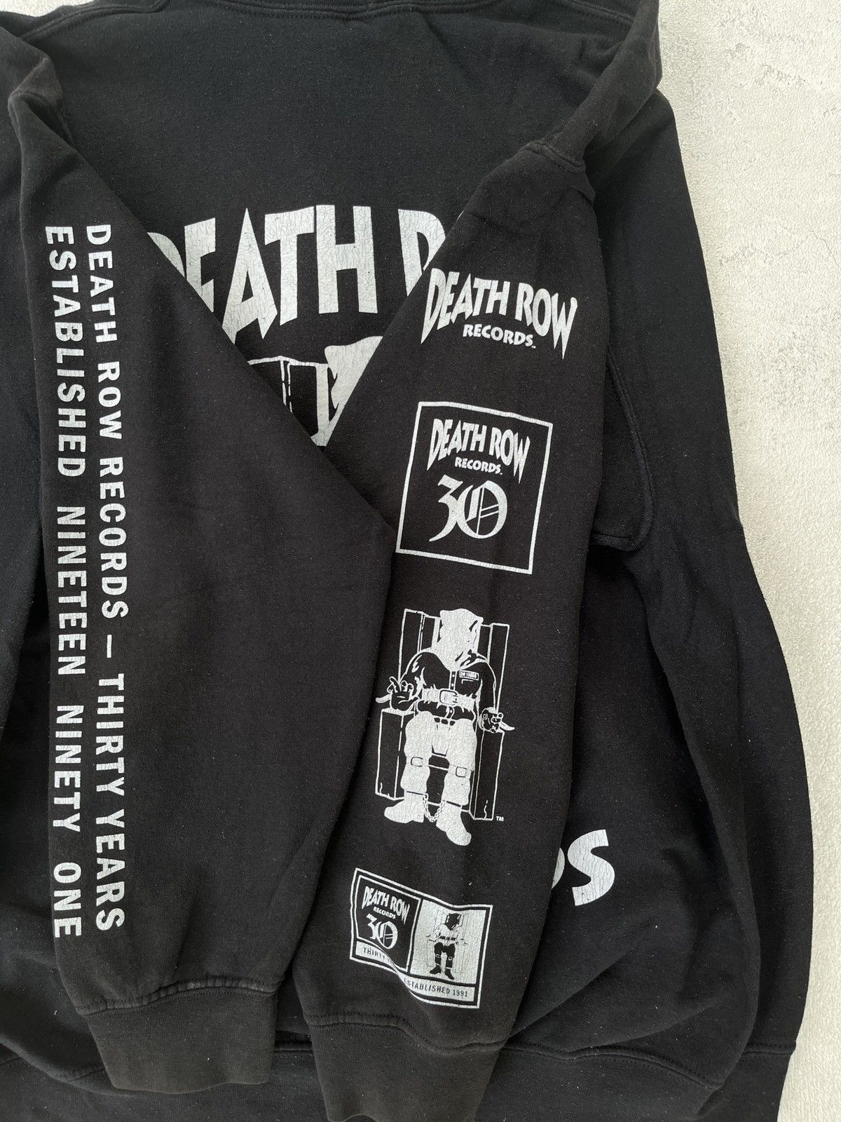Death Row Records Death Row Records - Thirty Years vintage hoodie Size US L / EU 52-54 / 3 - 4 Thumbnail