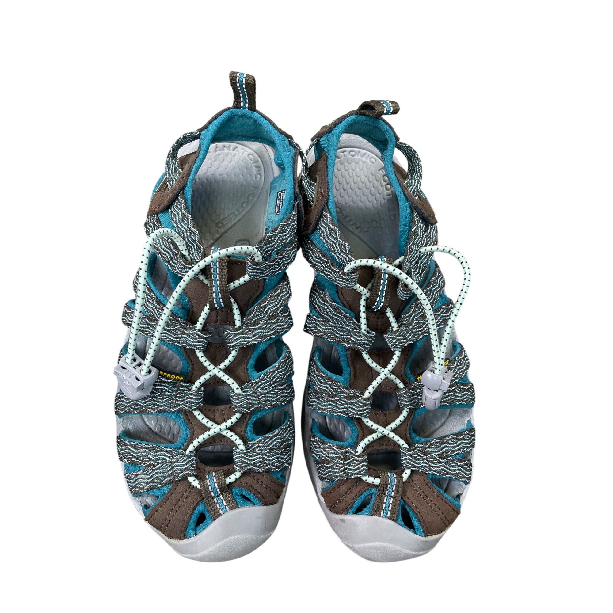 KEEN Keen Womens Turquoise & Brown Water Hiking Shoes Size 6 SKU Size US 6 / IT 36 - 13 Thumbnail