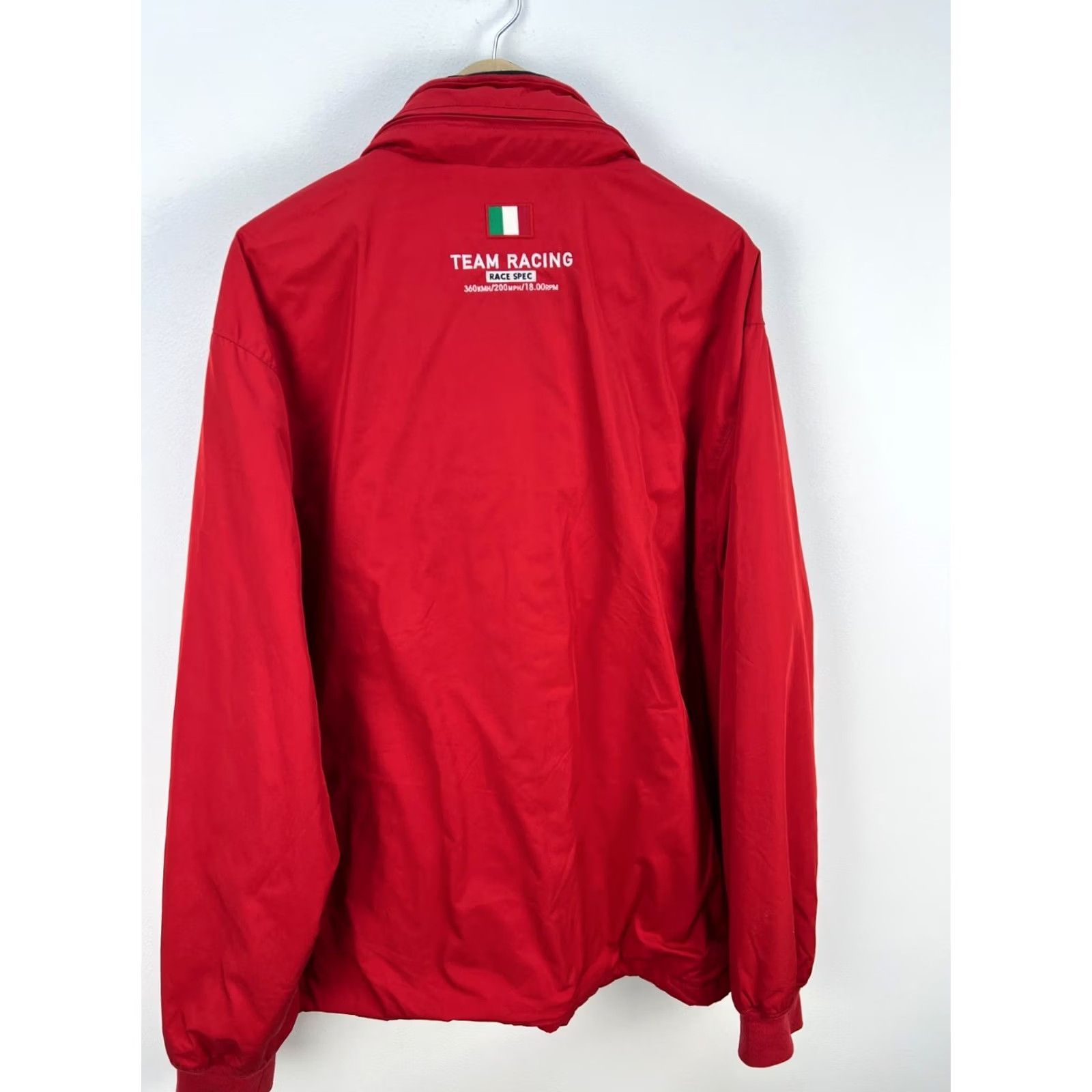 Polo Ralph Lauren Polo Ralph Lauren Jacket 2XL Red Vintage Full Zip Polo Ralph Lauren 2011 Team Racing Illustrated Big Pony Italy Flag Men Jacket Size US XXL / EU 58 / 5 - 2 Thumbnail