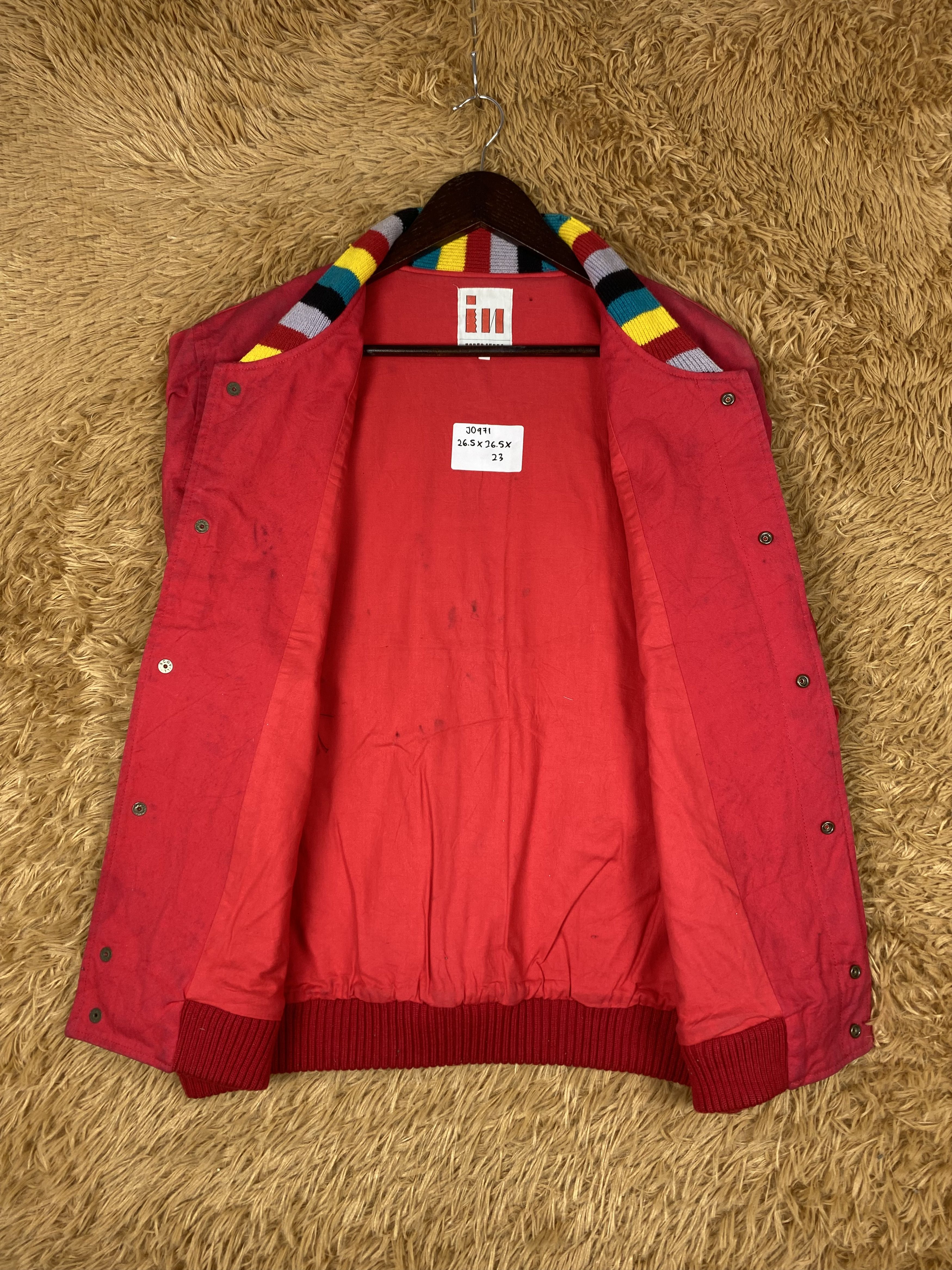 Japanese Brand Vintage I.N. Express Nobuo Ikeda Varsity Jacket DJ0971 Size US L / EU 52-54 / 3 - 6 Thumbnail